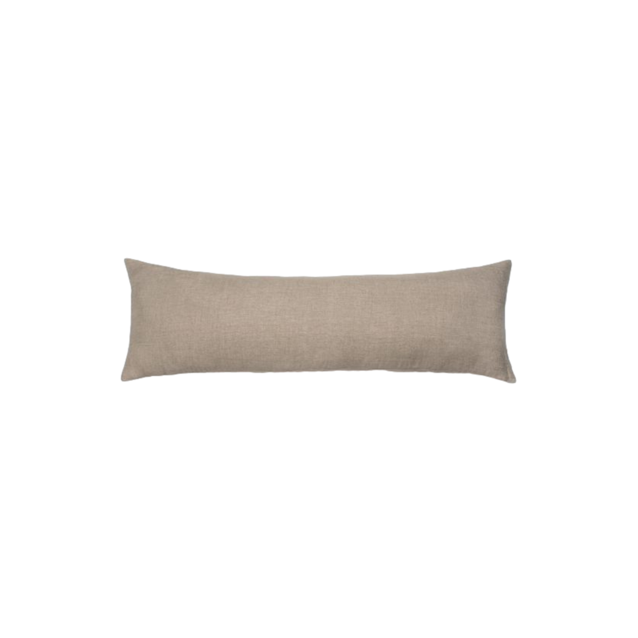 Damara Linen Body Pillow in Ash Grey