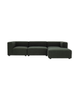 Romy Lounge Modular Sectional (Dark Green)