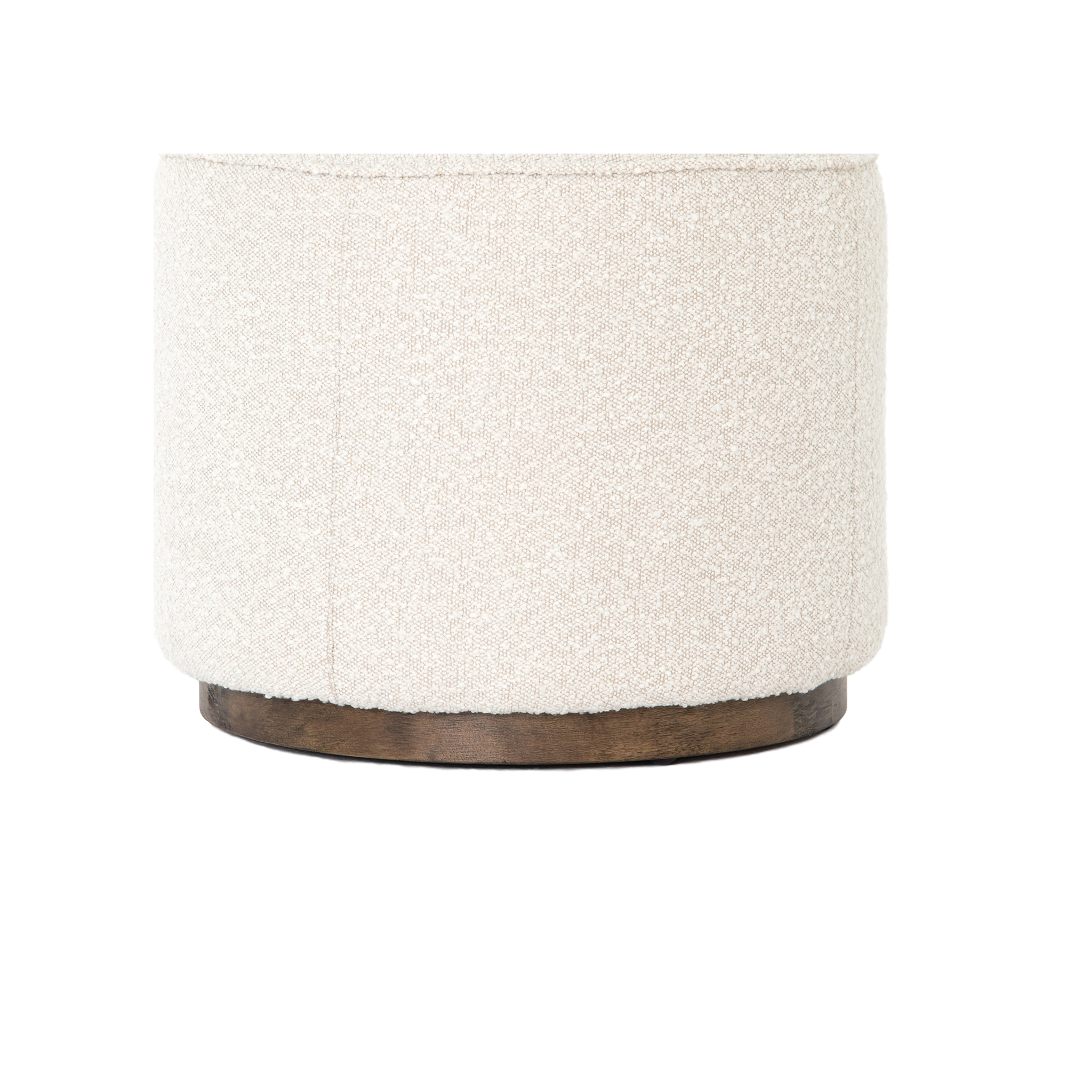 Sinclair Round Ottoman in Knoll Natural