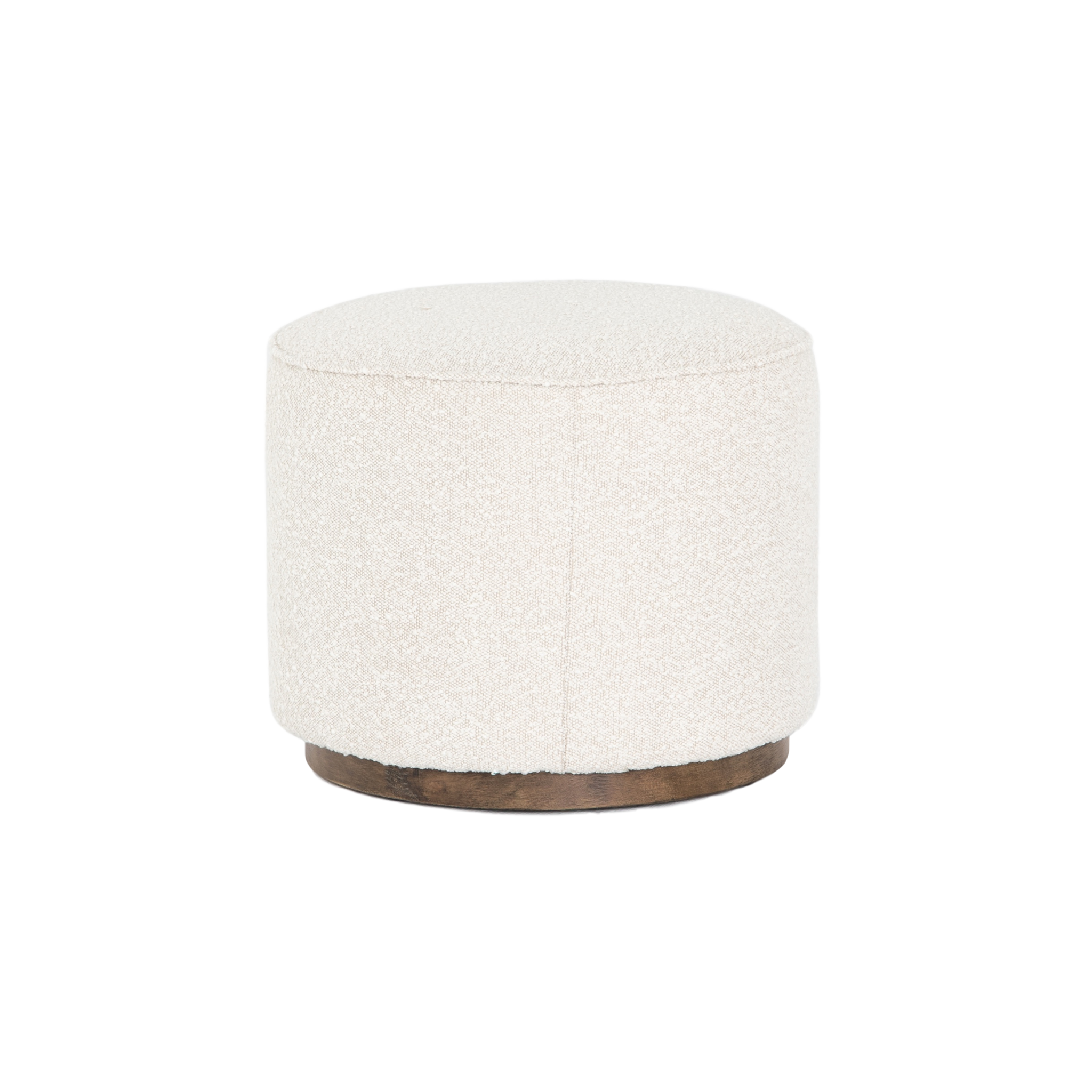 Sinclair Round Ottoman in Knoll Natural