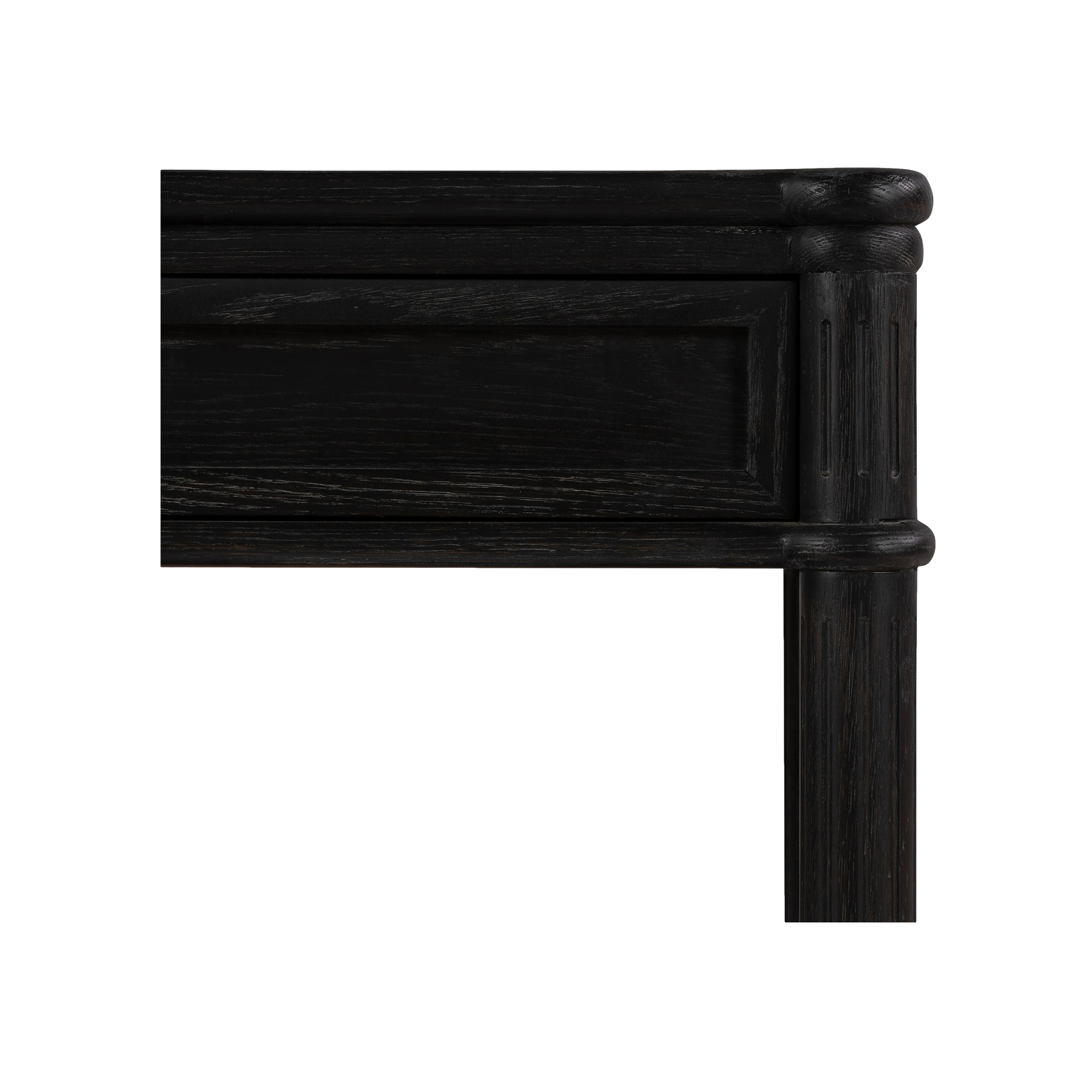 Toulouse Nightstand in Distressed Black