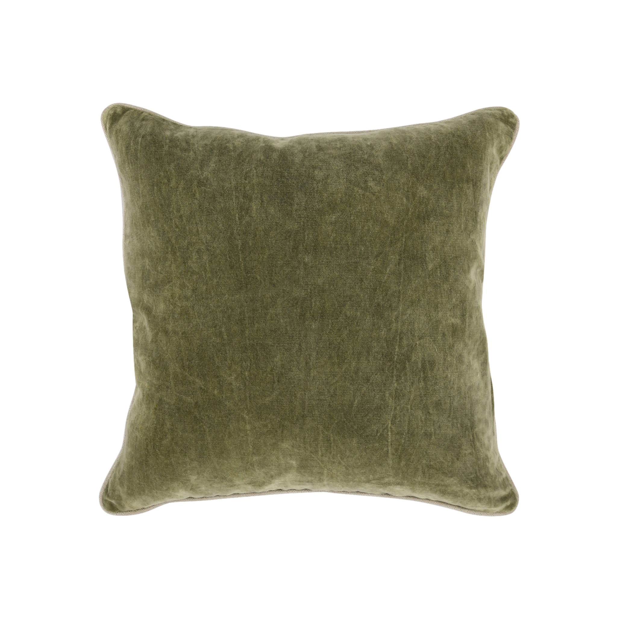Heirloom Velvet Pillow in Moss