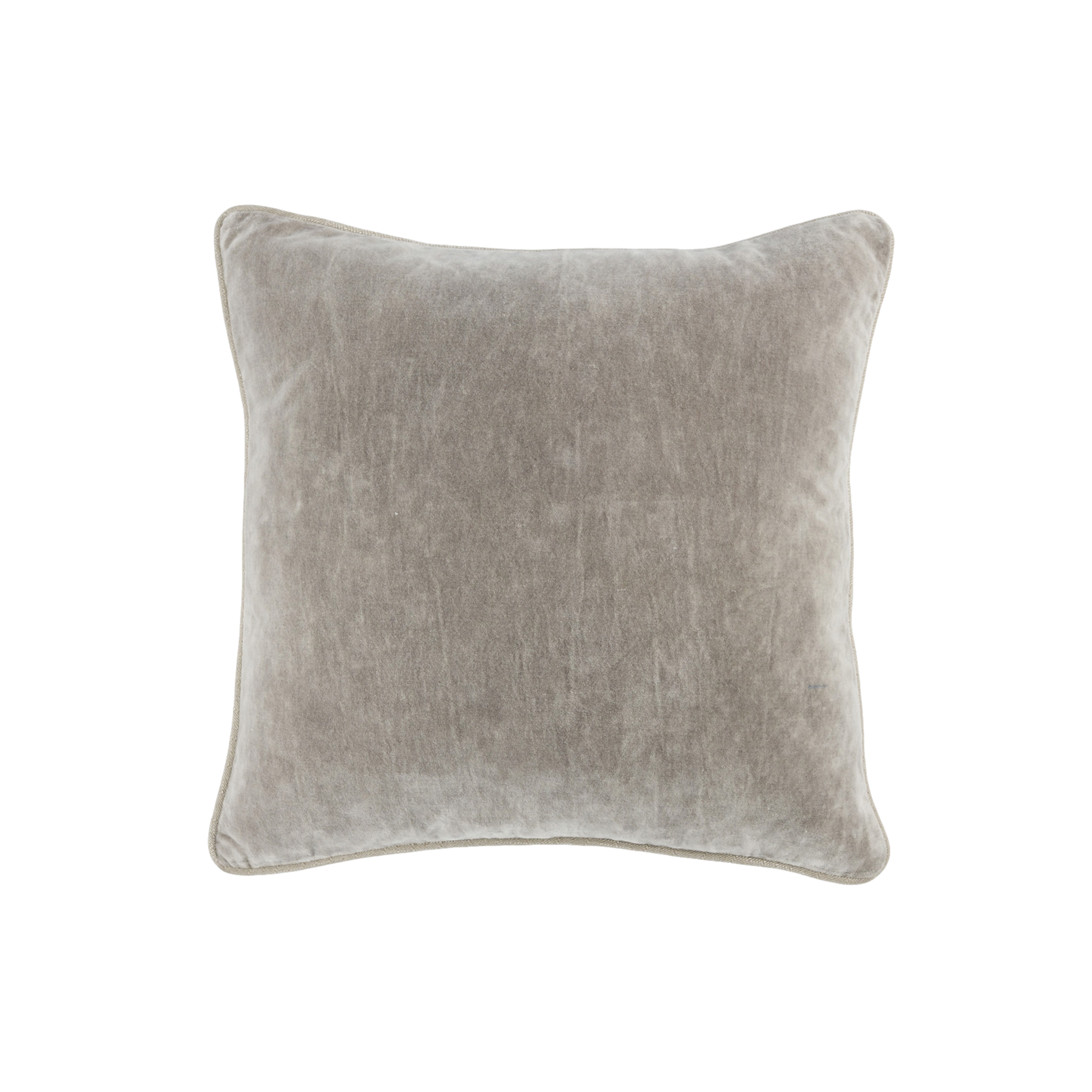 Heirloom Velvet Pillow in Silver