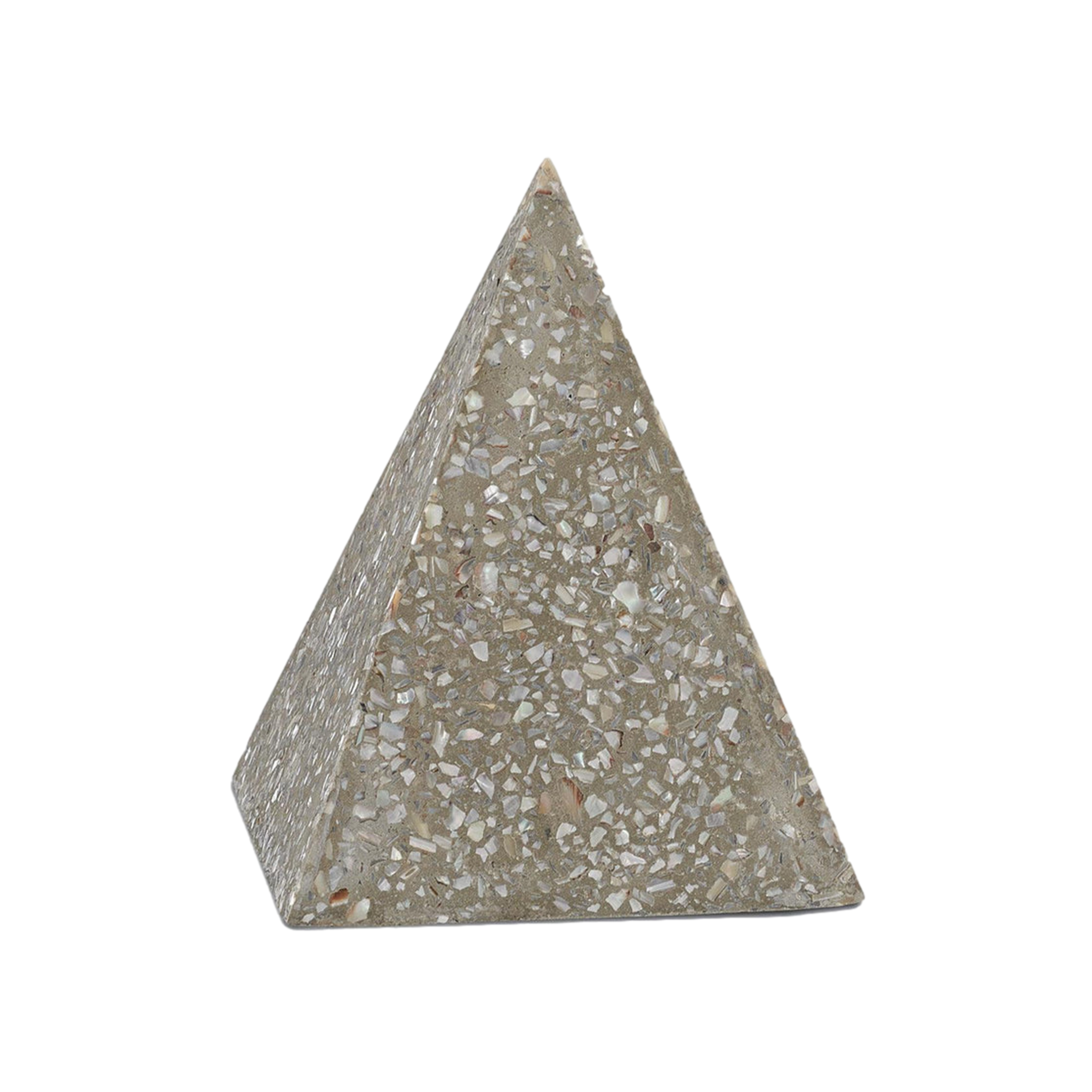 Abalone Small Concrete Pyramid