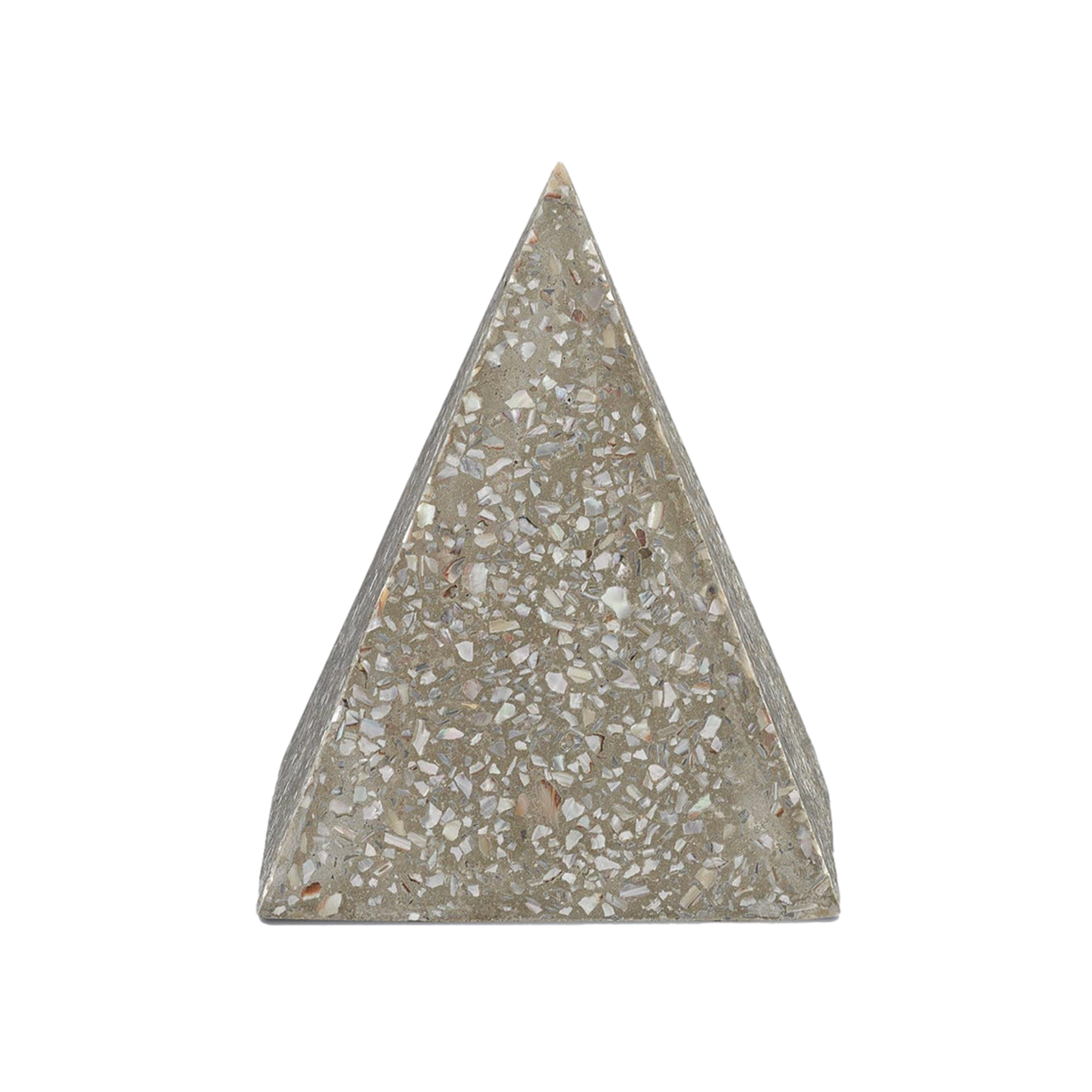 Abalone Small Concrete Pyramid