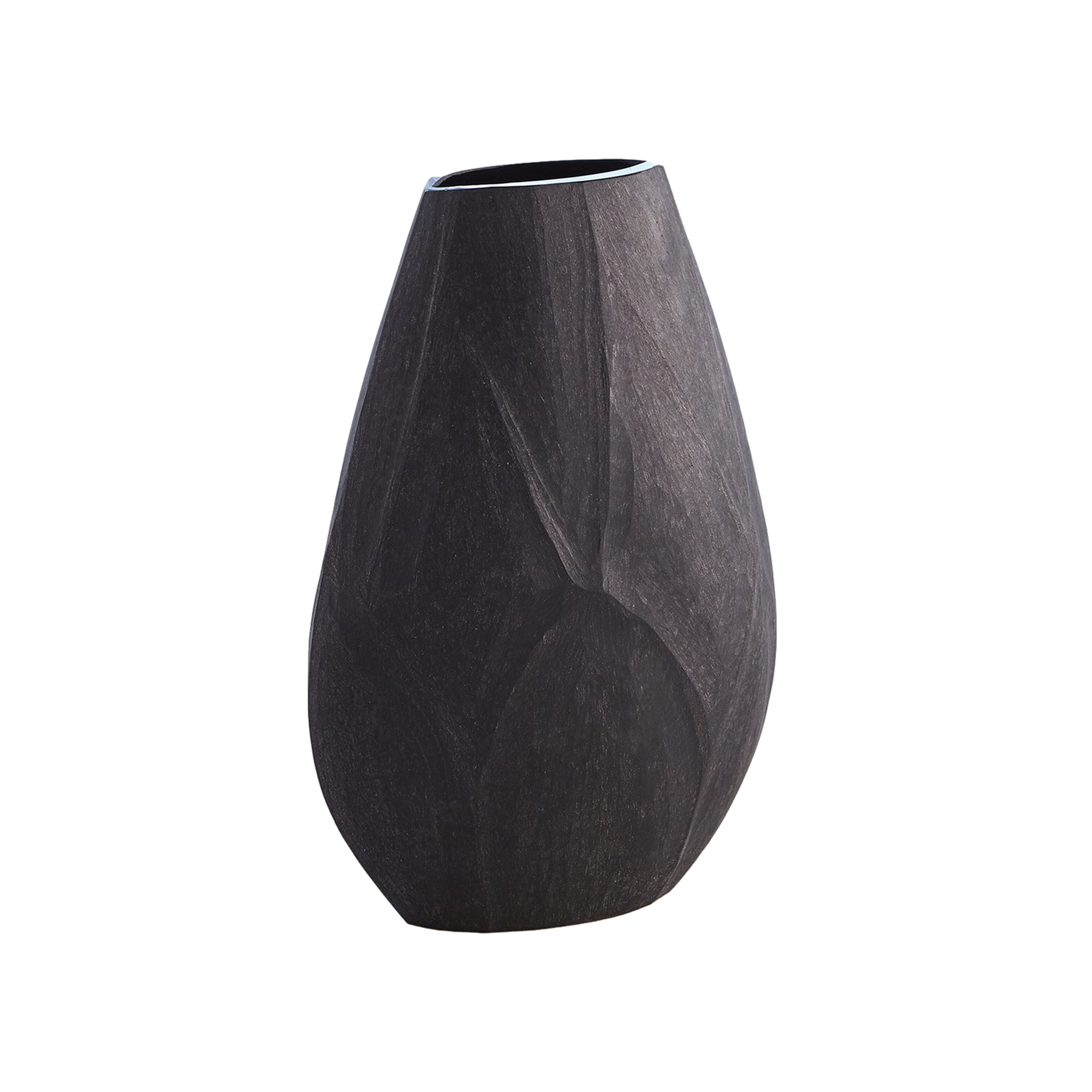 Rough Forest Cut Glass Vase (Large)