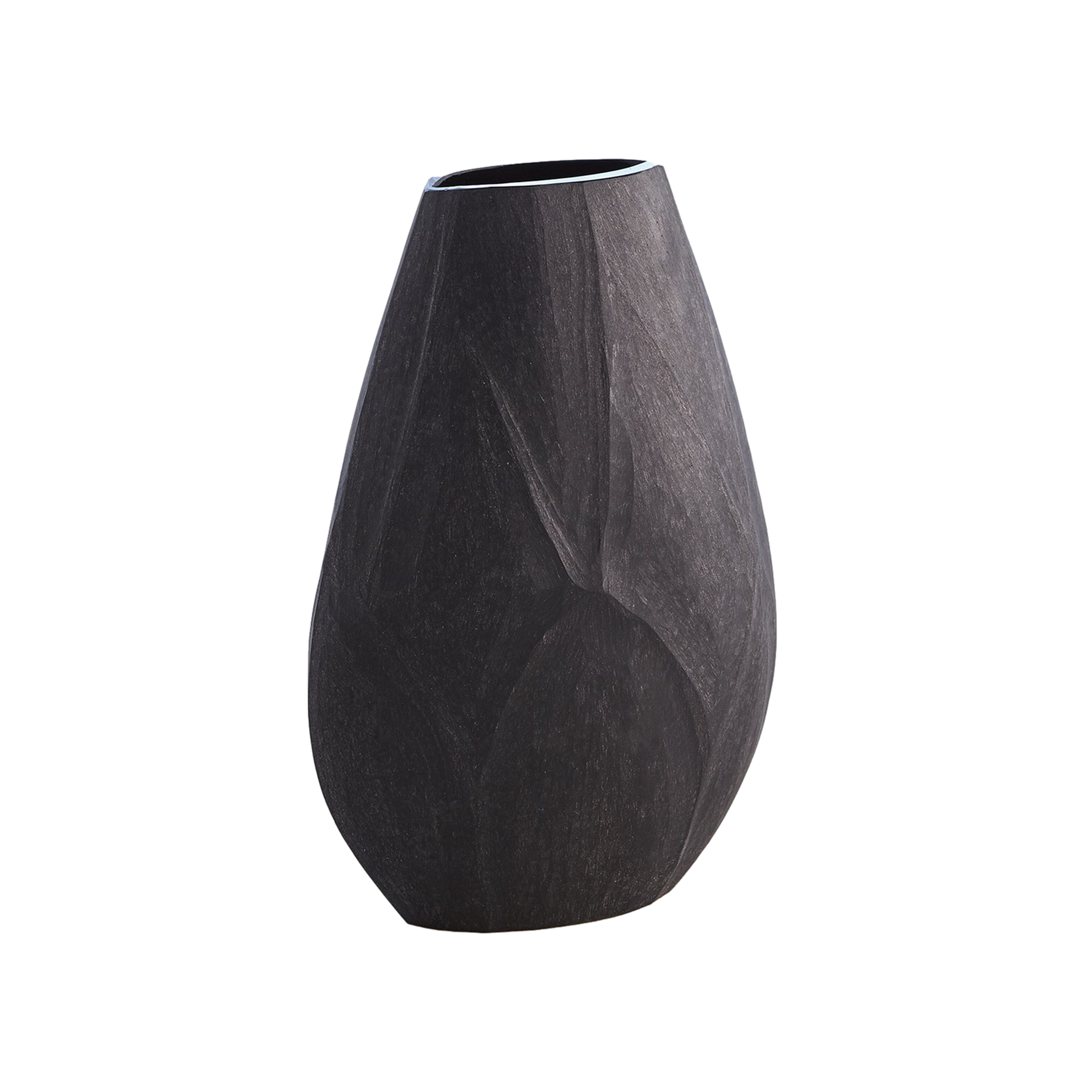 Rough Forest Cut Glass Vase (Small)