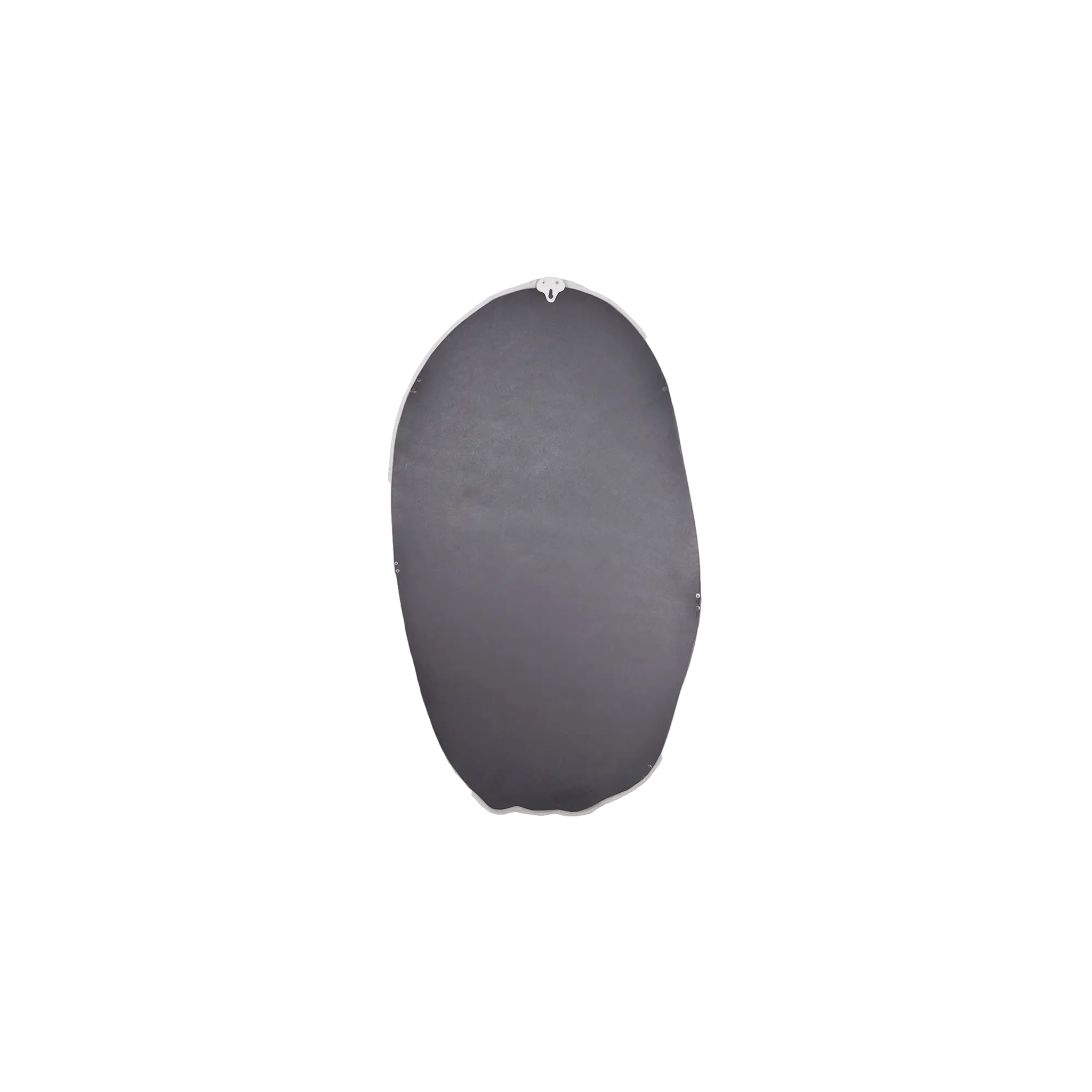 Foundry Oval Mirror (White)