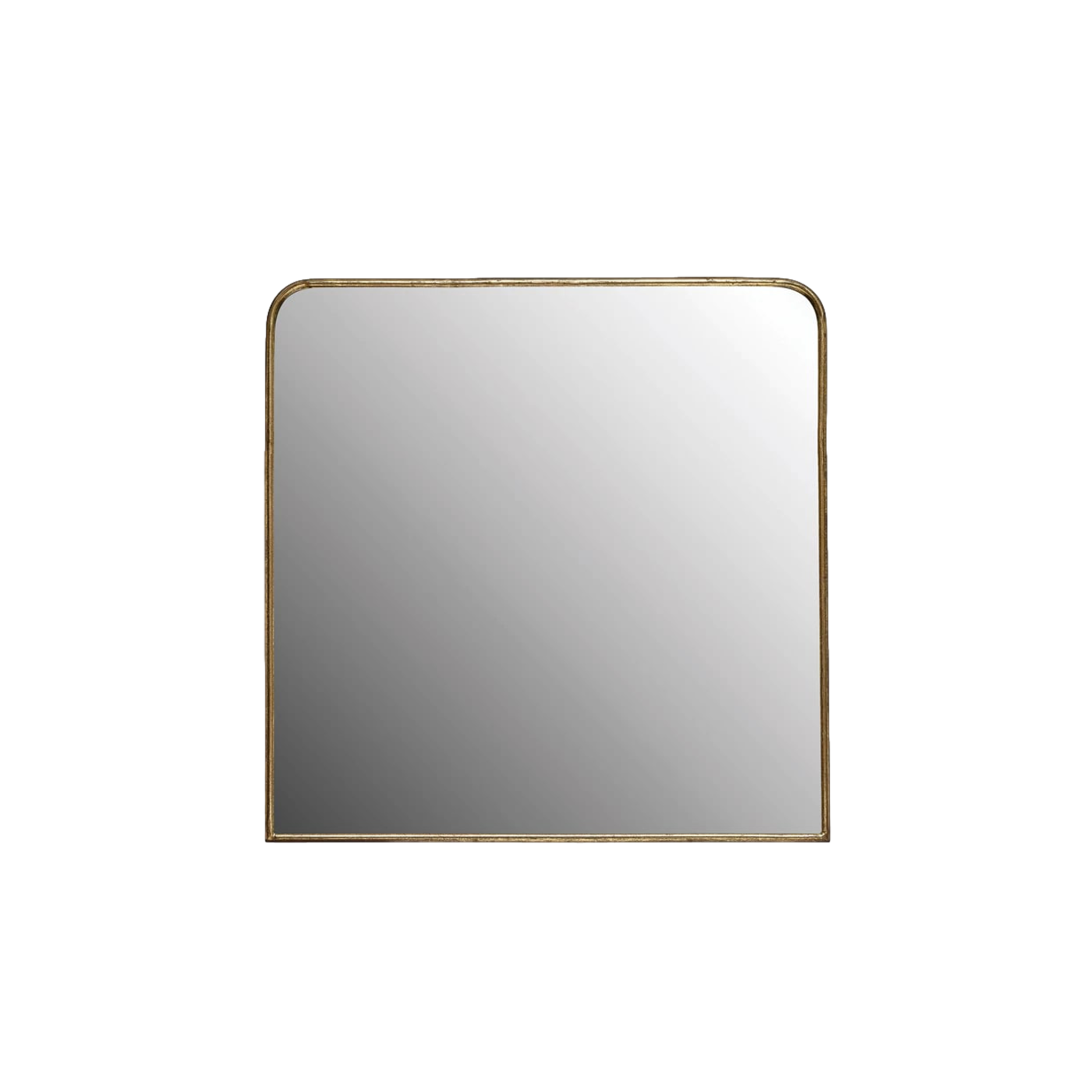 Metal Framed Wall Mirror-Gold