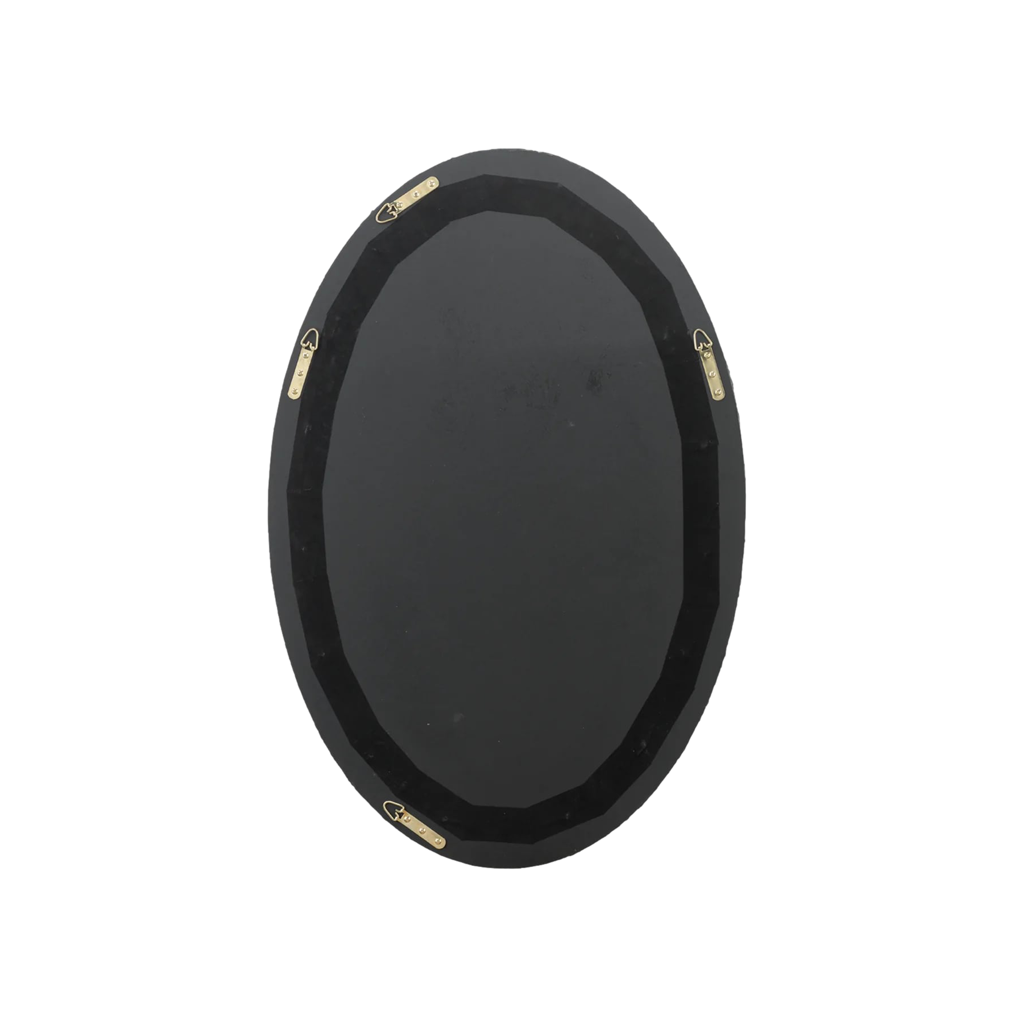 Ovation Oval Mirror (Charcoal)