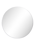 Bellvue Round Mirror (Shiny Steel - Large)