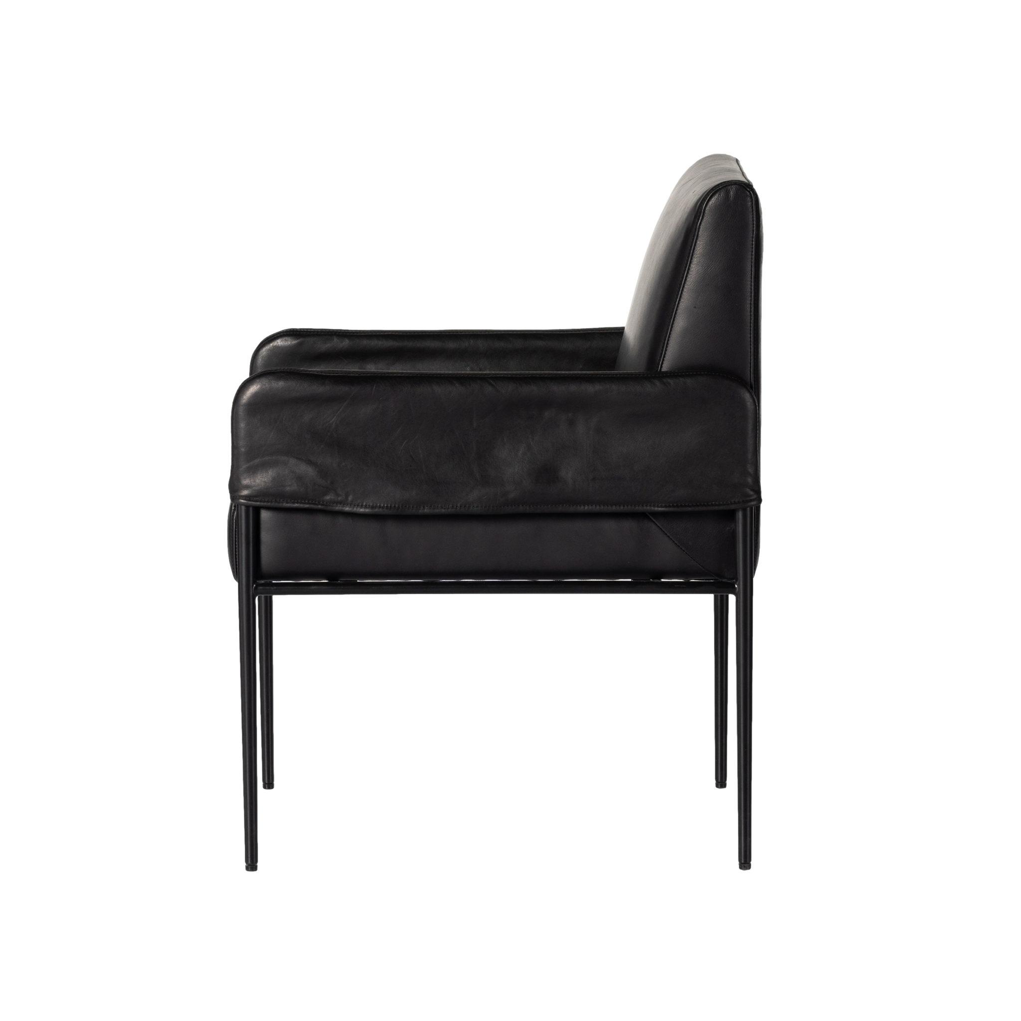 Brickel Dining Armchair in Heirloom Black