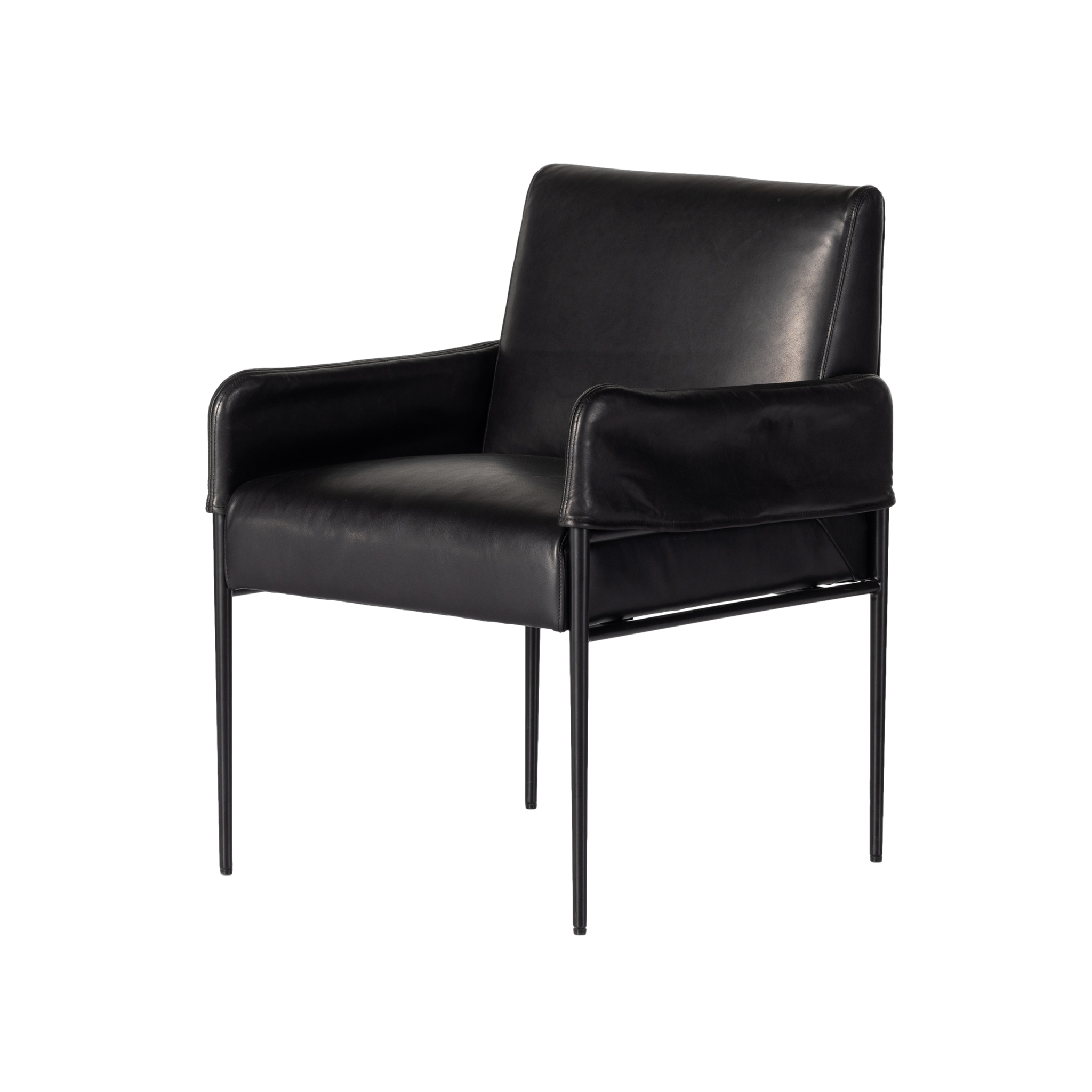 Brickel Dining Armchair in Heirloom Black