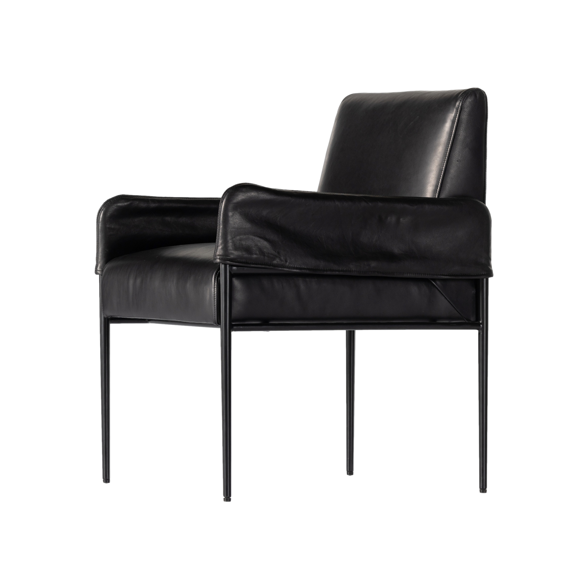 Brickel Dining Armchair in Heirloom Black