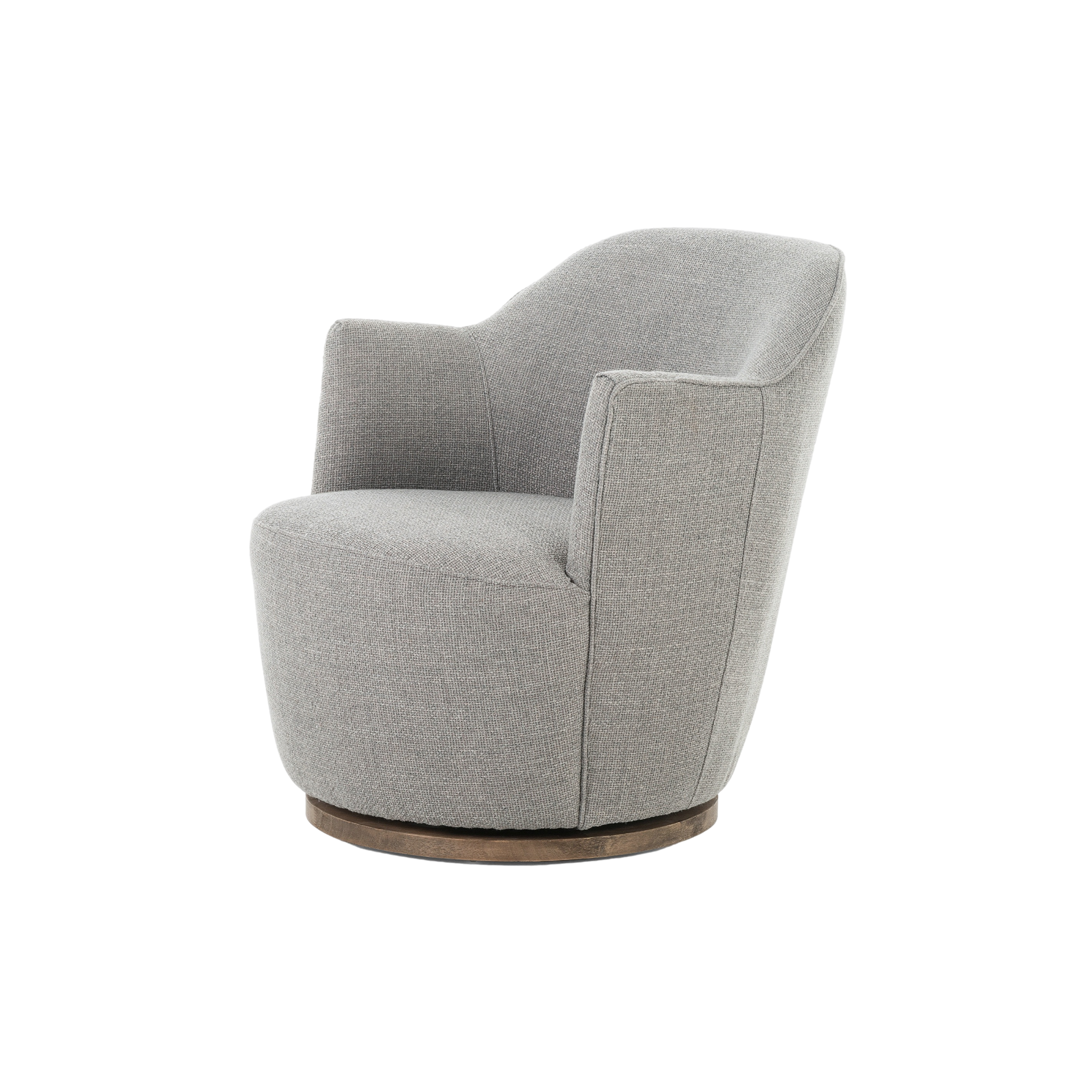 Aurora Swivel Chair in Silver