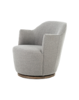 Aurora Swivel Chair in Silver