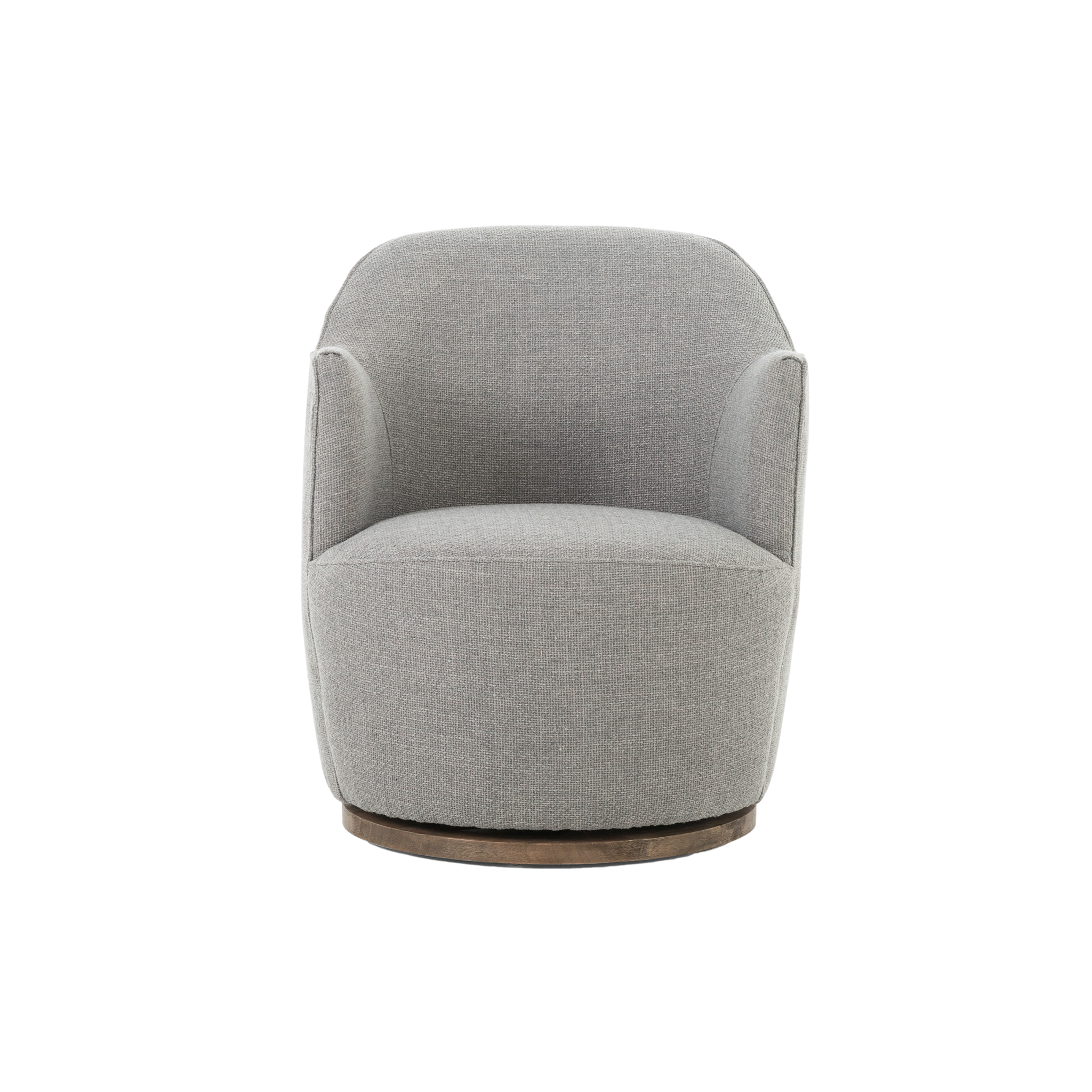 Aurora Swivel Chair in Silver