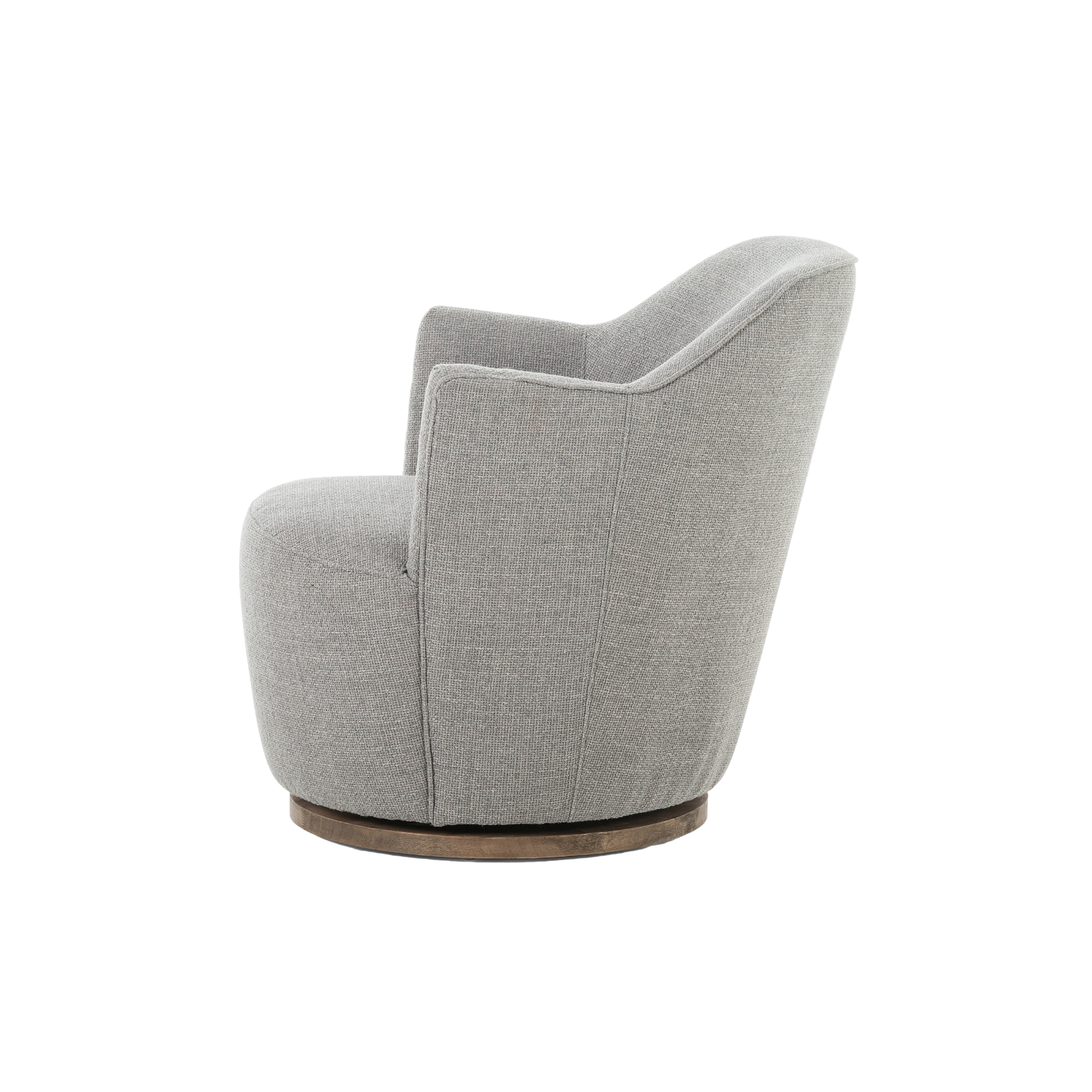 Aurora Swivel Chair in Silver