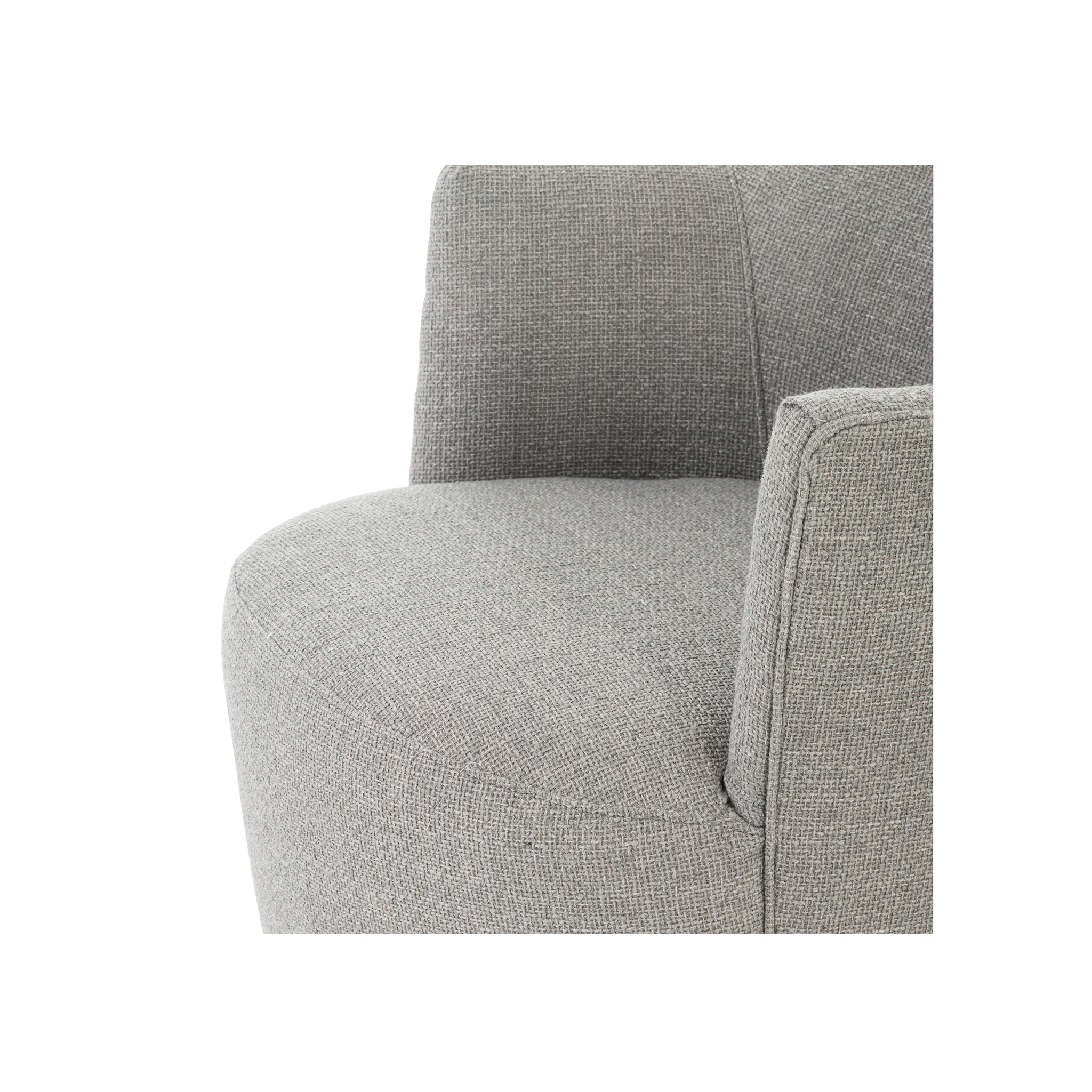 Aurora Swivel Chair in Silver