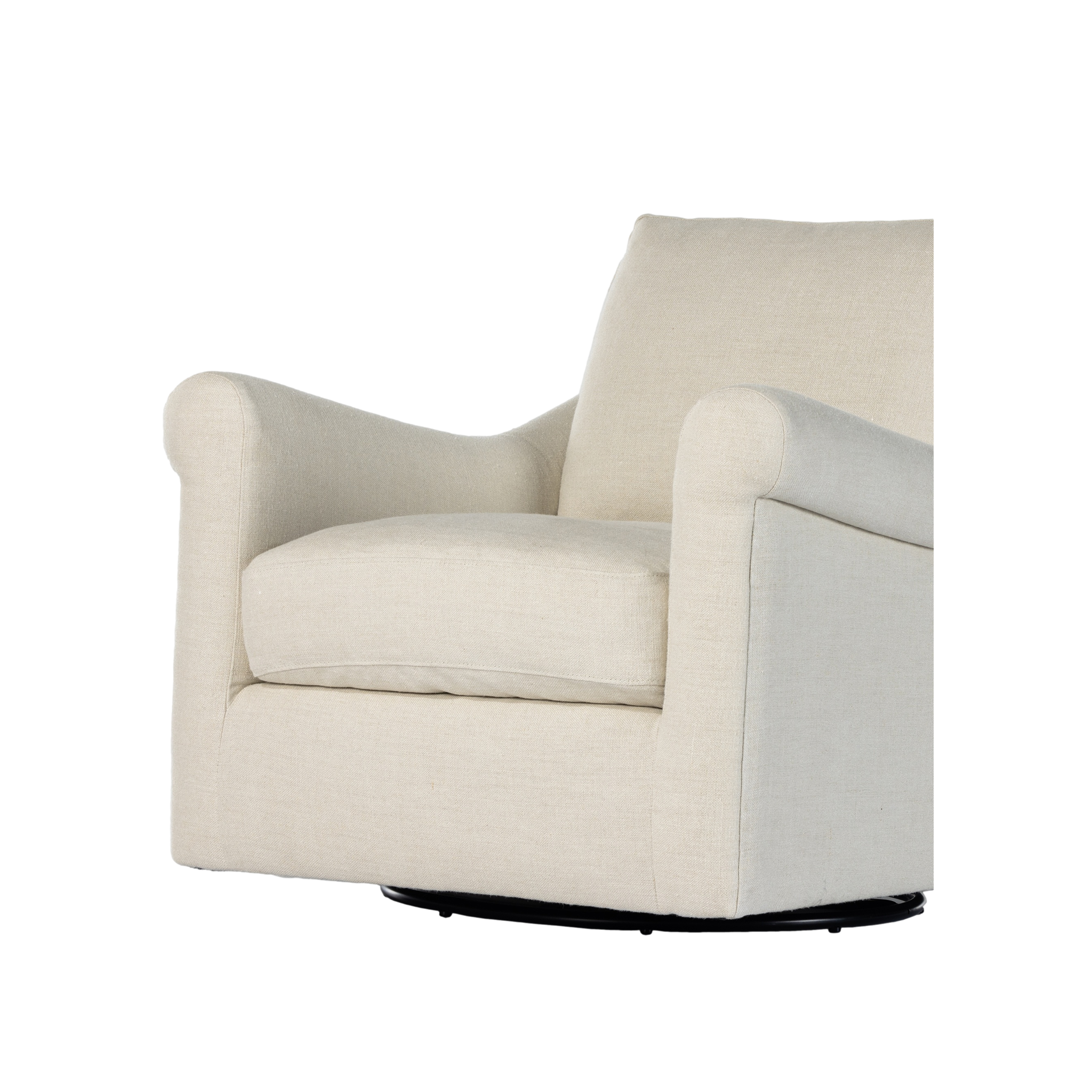 Bridges Swivel Chair in Natural