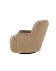 Kadon Swivel Chair in Sheepskin Camel