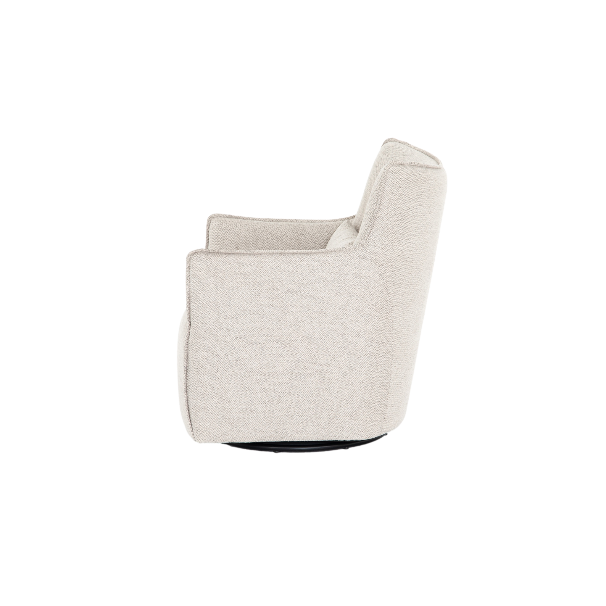 Kimble Swivel Chair in Noble Platinum