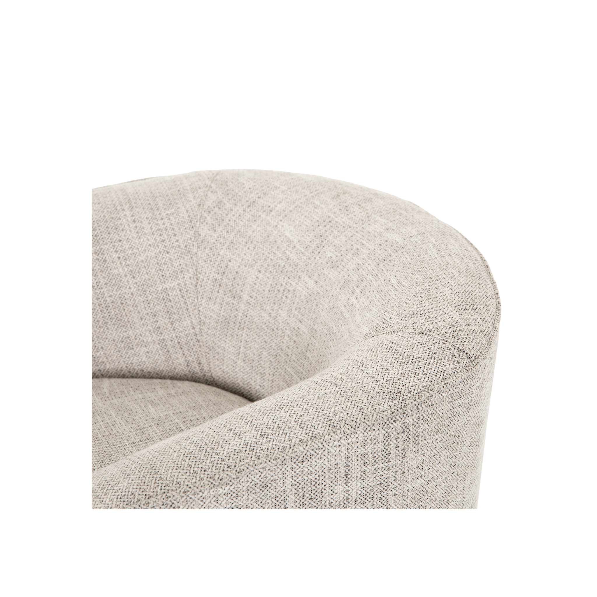 Mila Swivel Chair in Dove