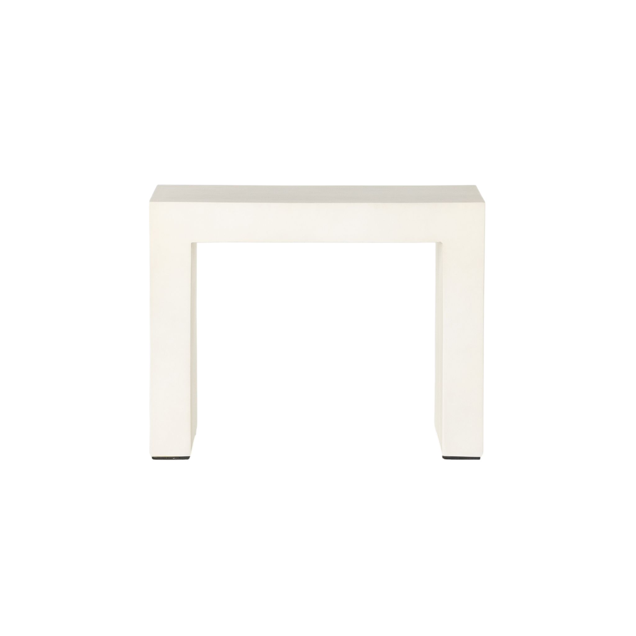 Parish End Table in White