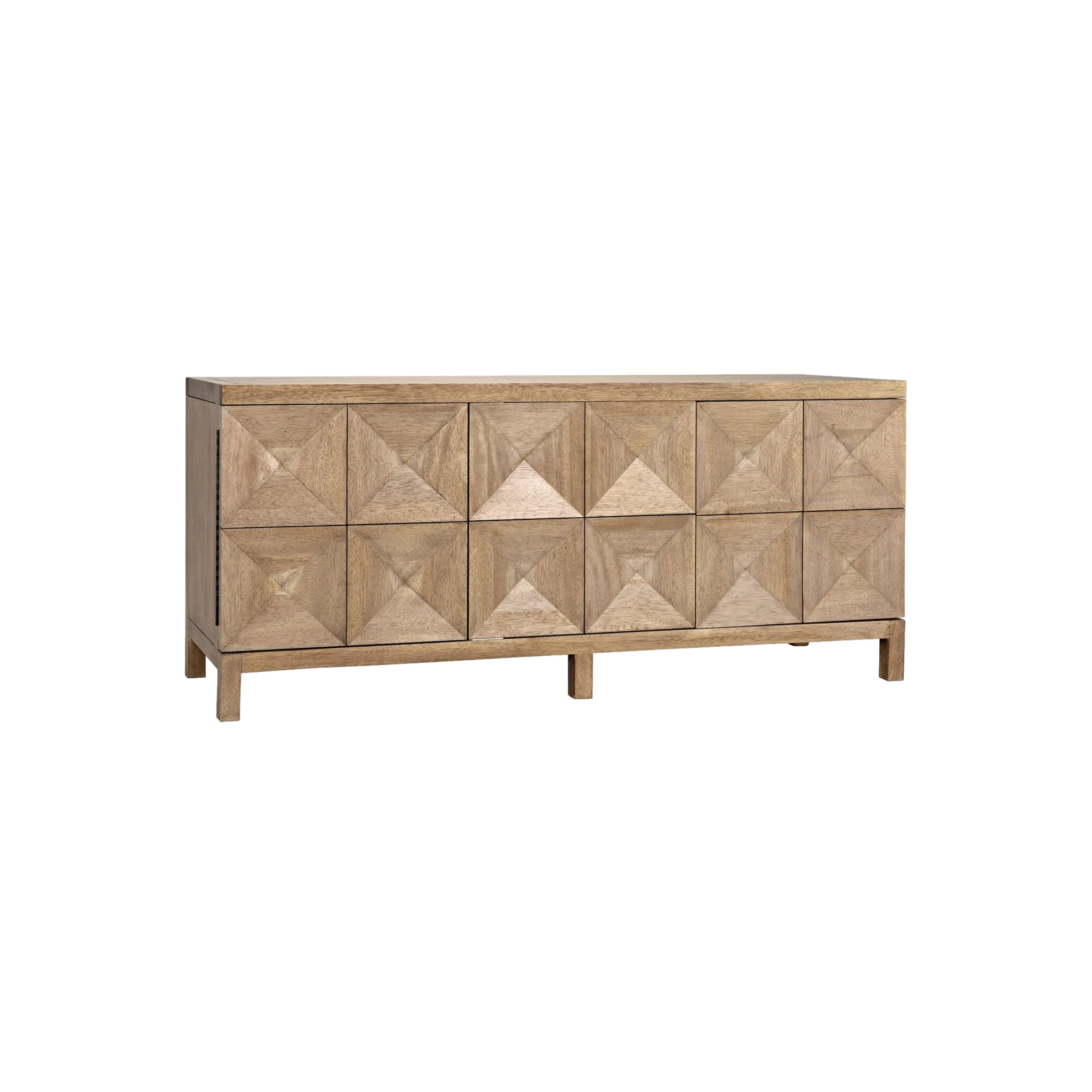 Quadrant 3-Door Sideboard-Washed Walnut