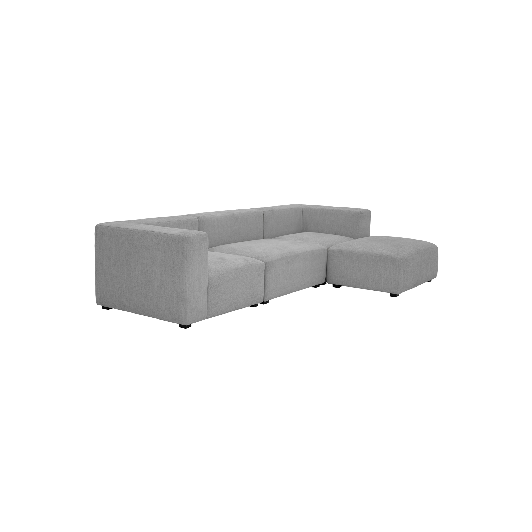 Romy Lounge Modular Sectional (Grey/Cream)