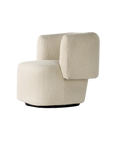 Tybalt Swivel Chair in Sheepskin Natural