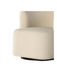 Tybalt Swivel Chair in Sheepskin Natural