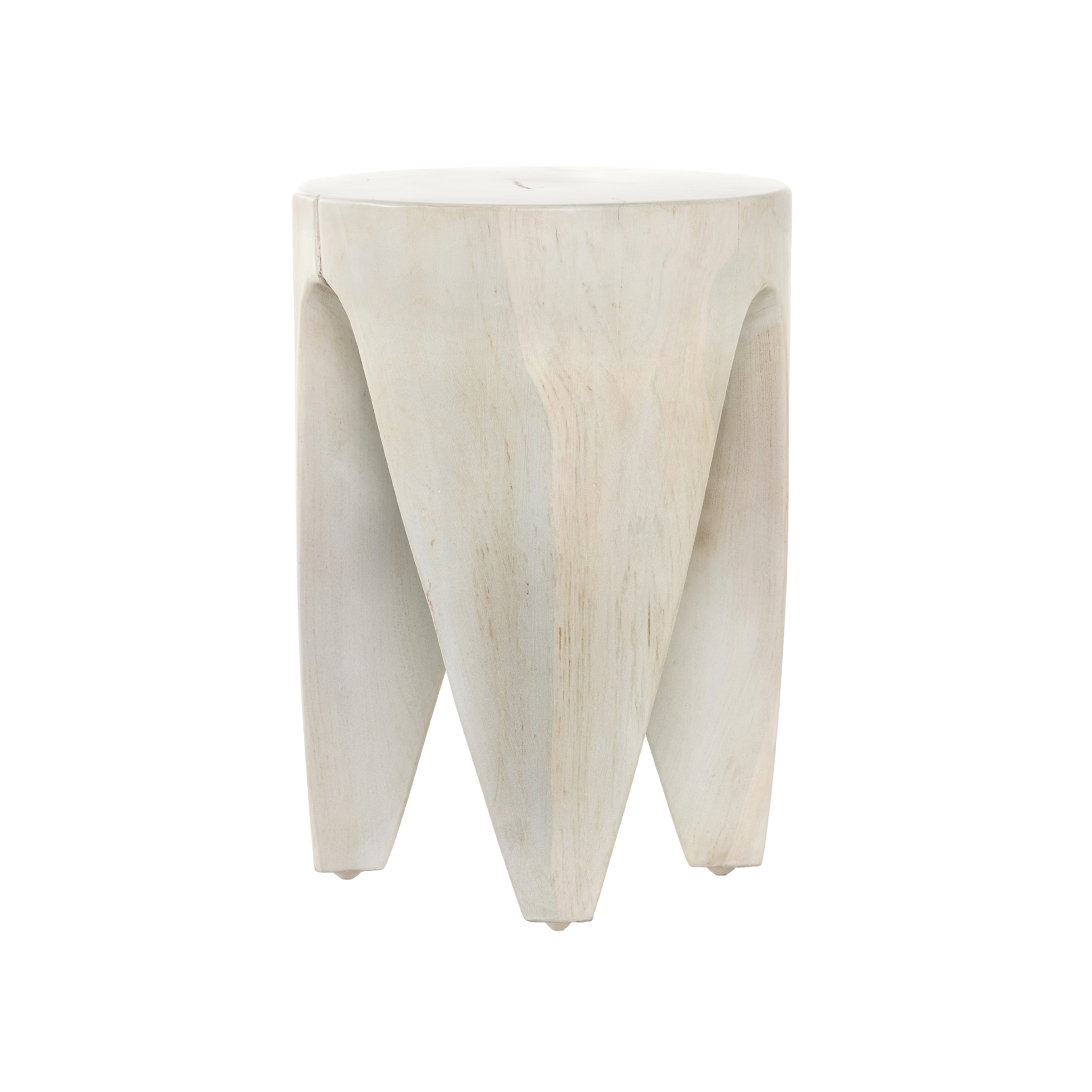 Petros Outdoor End Table (Ivory Teak)