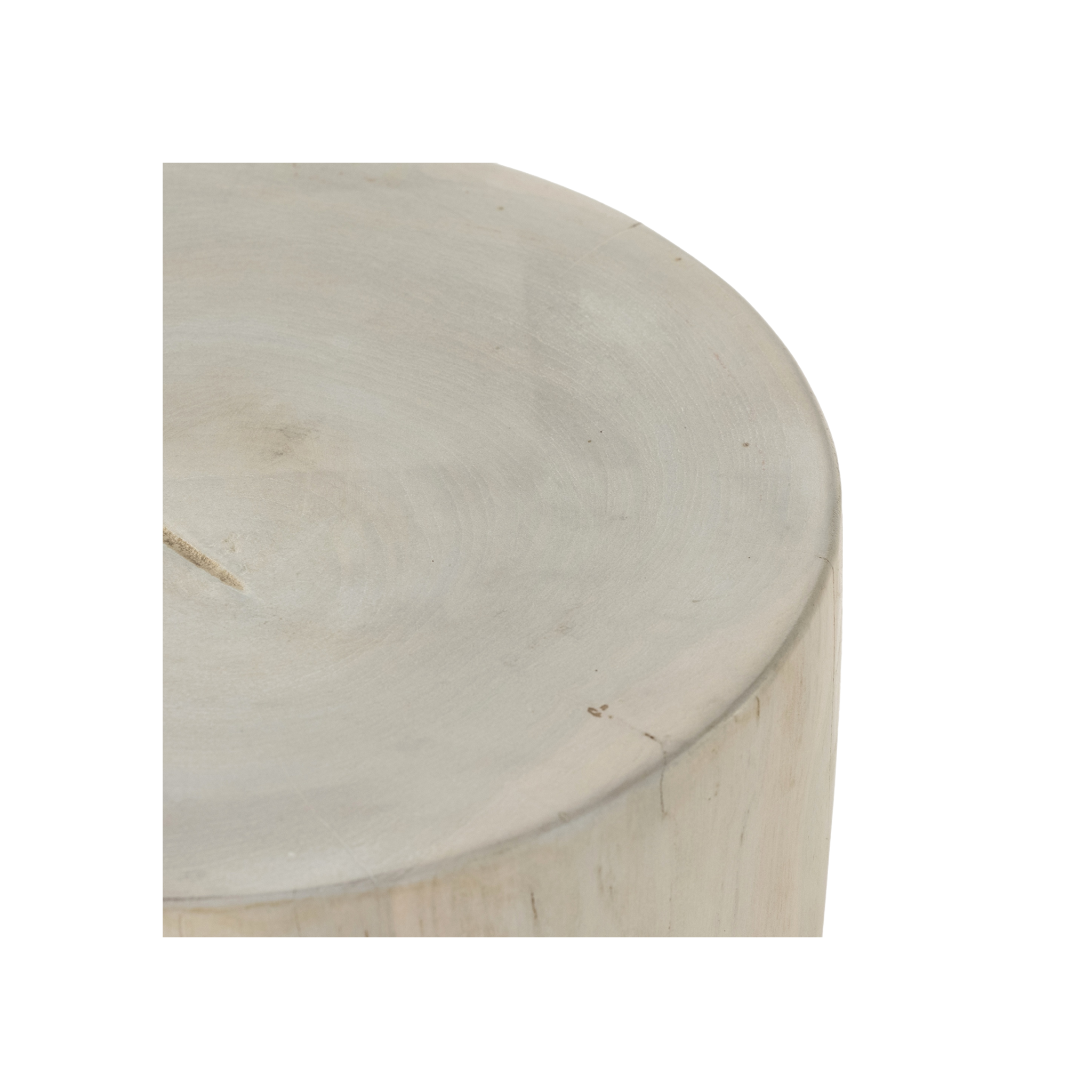 Petros Outdoor End Table (Ivory Teak)