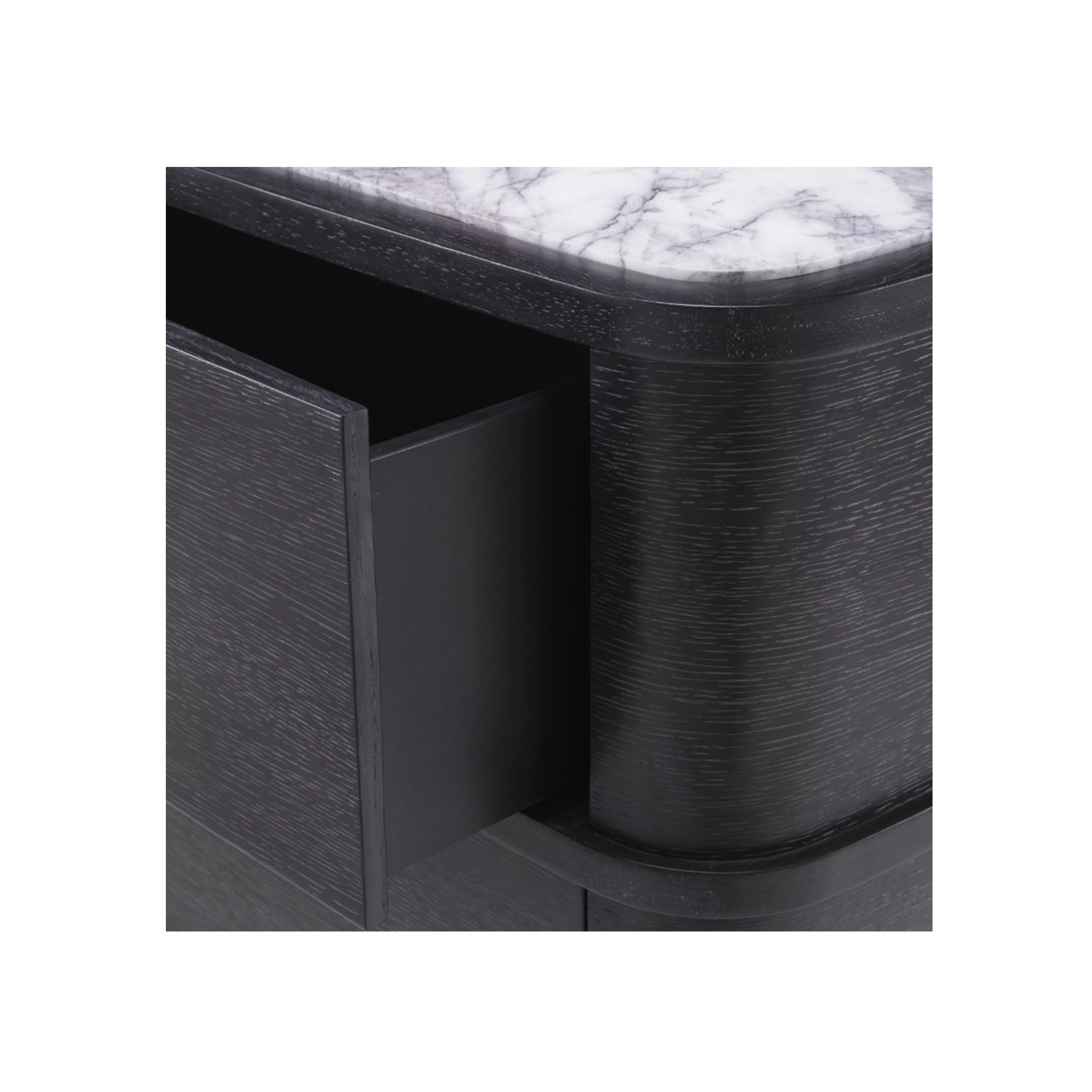 Cabana Bedside Table (Black)