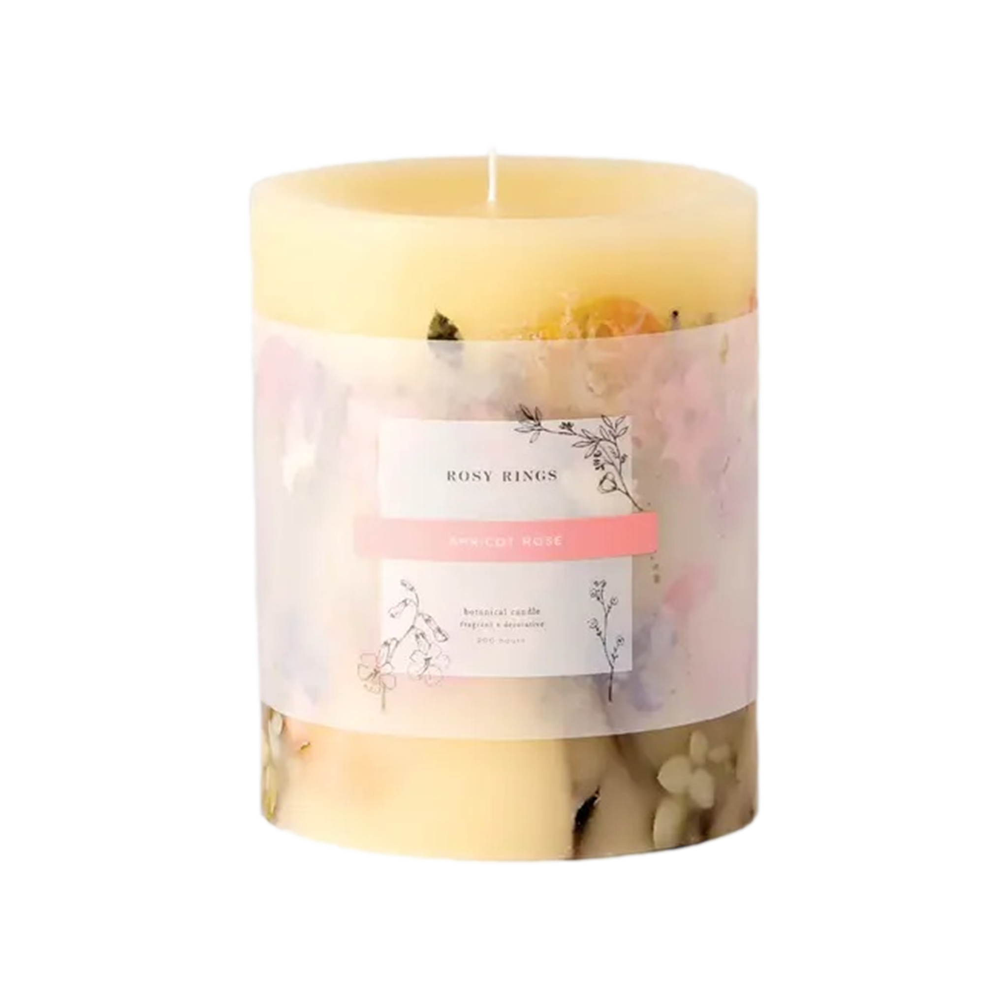 Apricot Rose Candle
