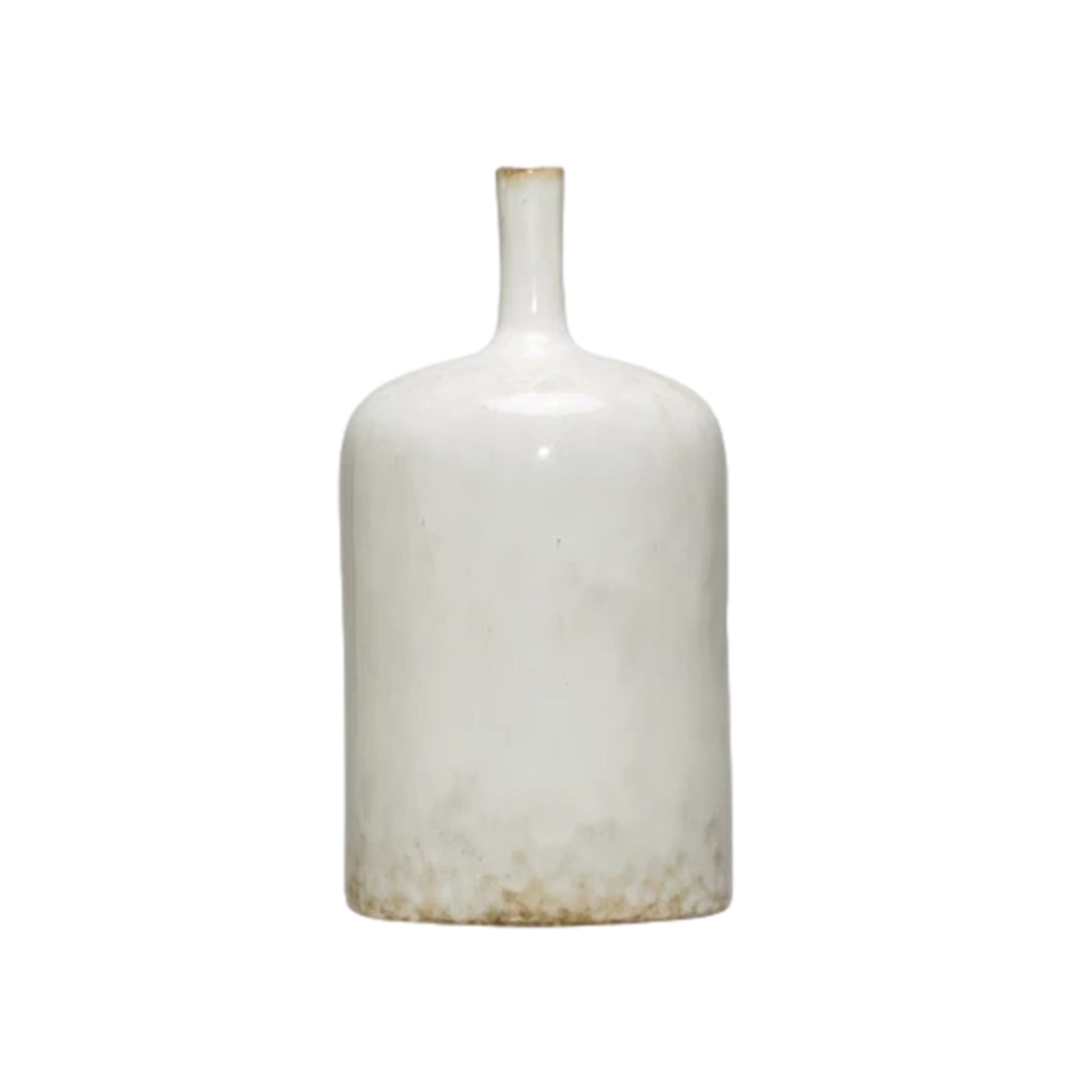 Stoneware Vase with Glaze