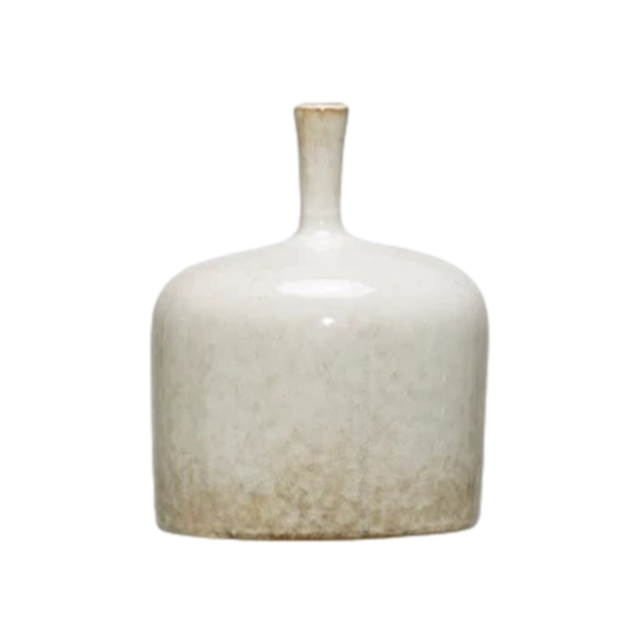 Stoneware Vase with Glaze