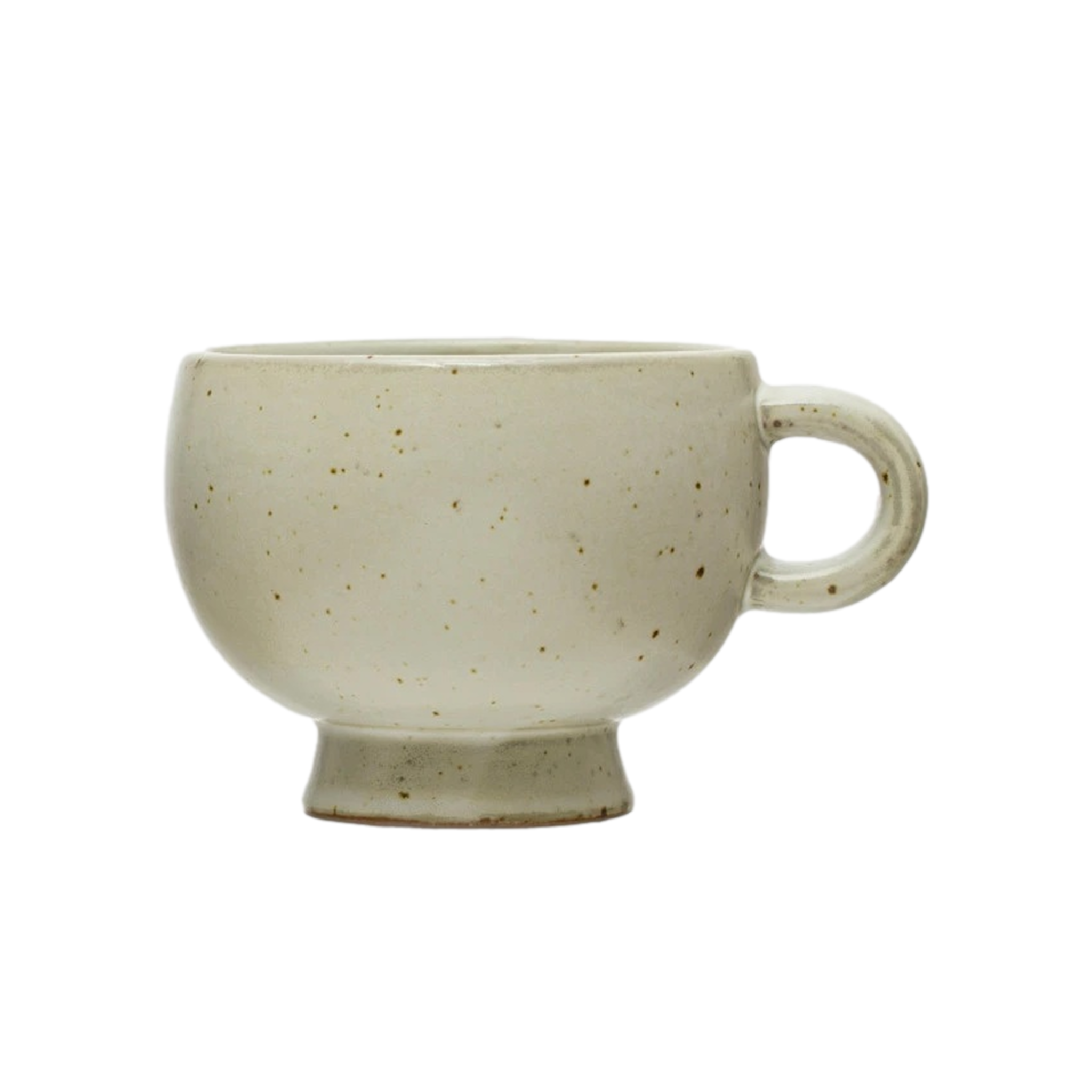 Stoneware Footed Mug