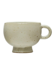 Stoneware Footed Mug