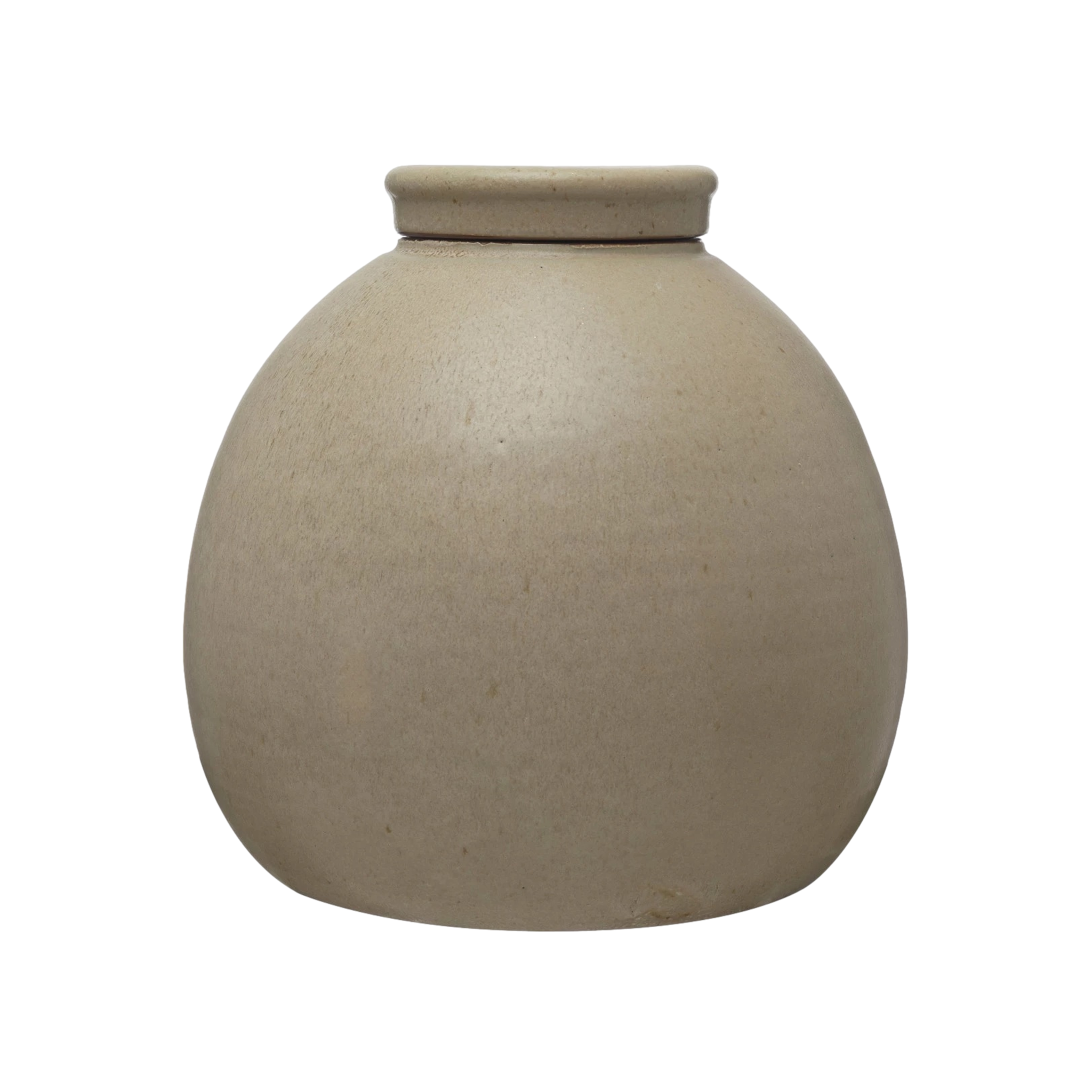 Stoneware Ginger Jar