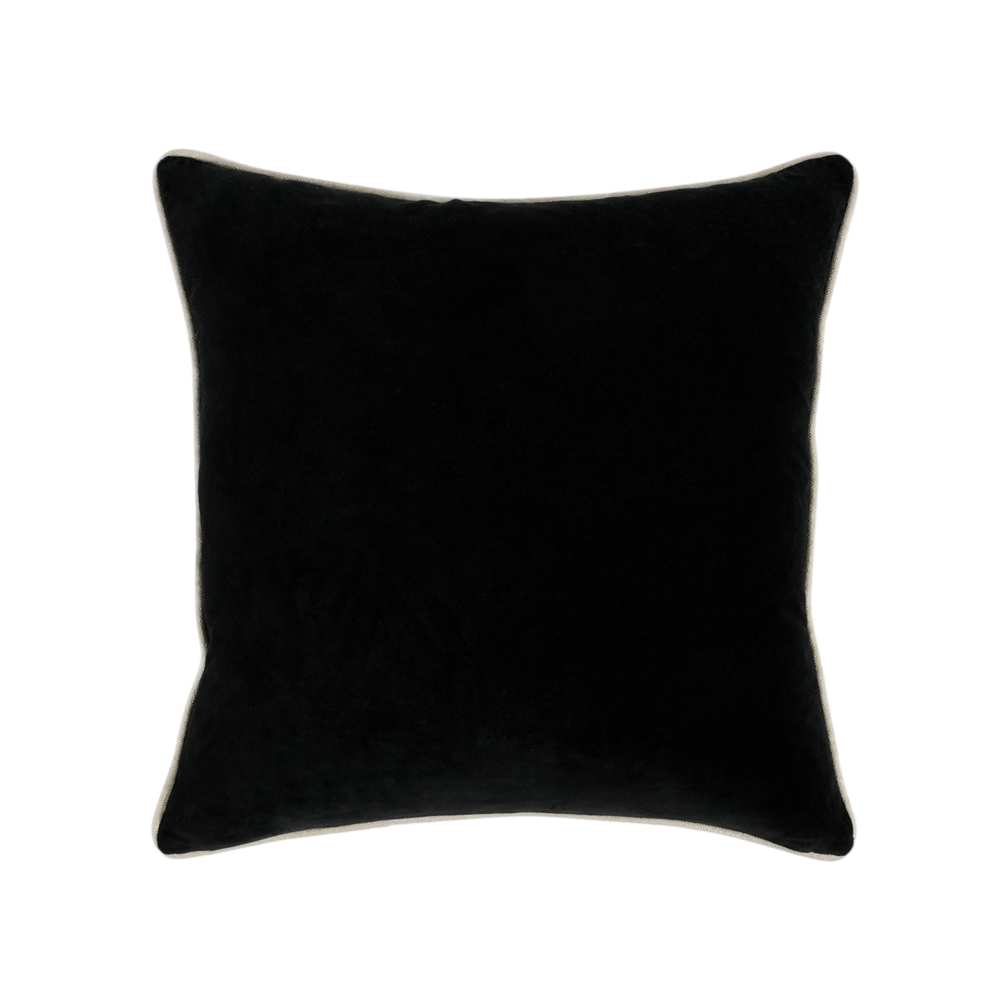 Heirloom Velvet Pillow in Black