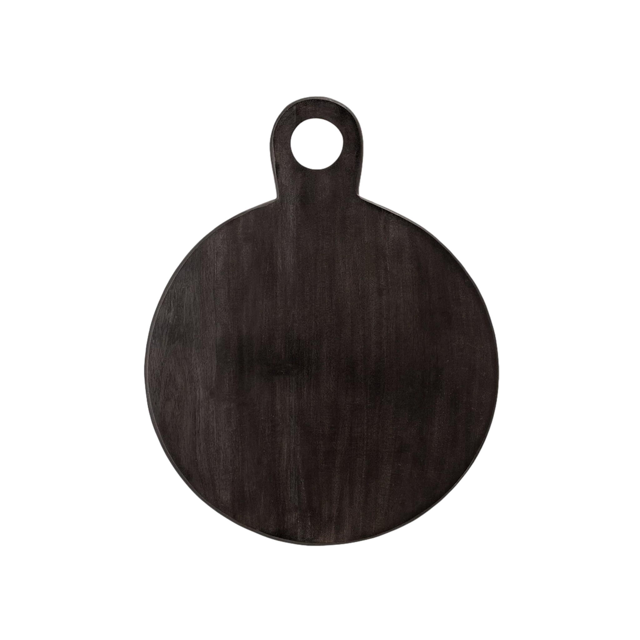 Black Acacia Round Cutting Board