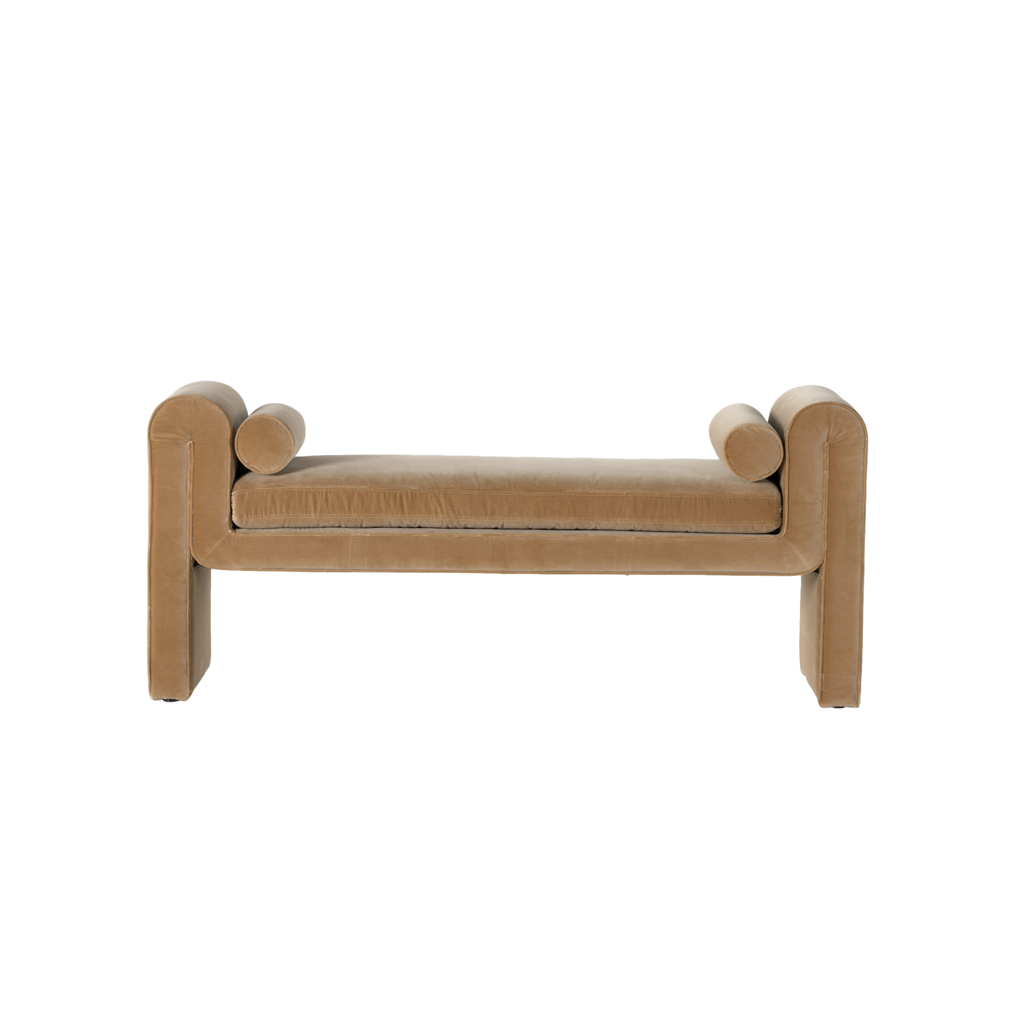 Mitchell Accent Bench in Camel