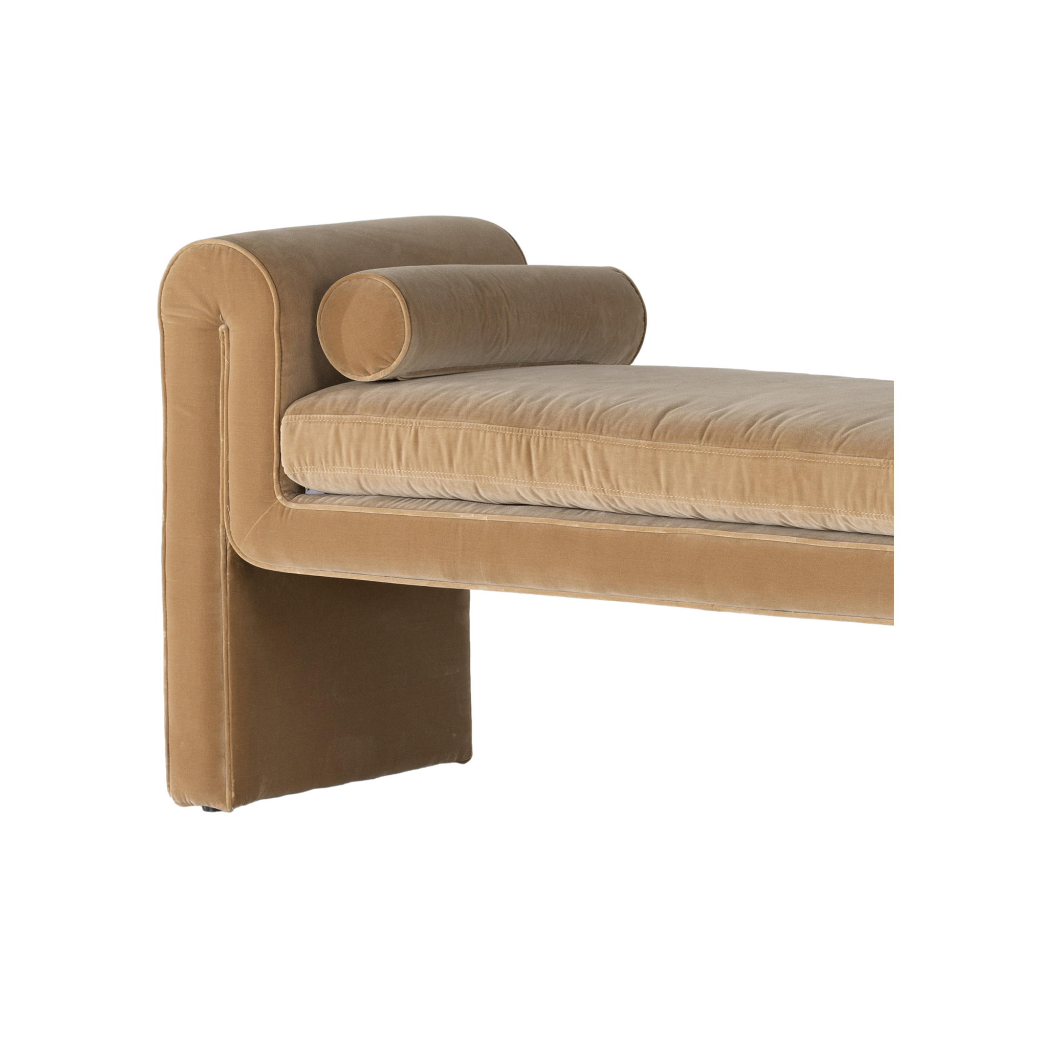 Mitchell Accent Bench in Camel