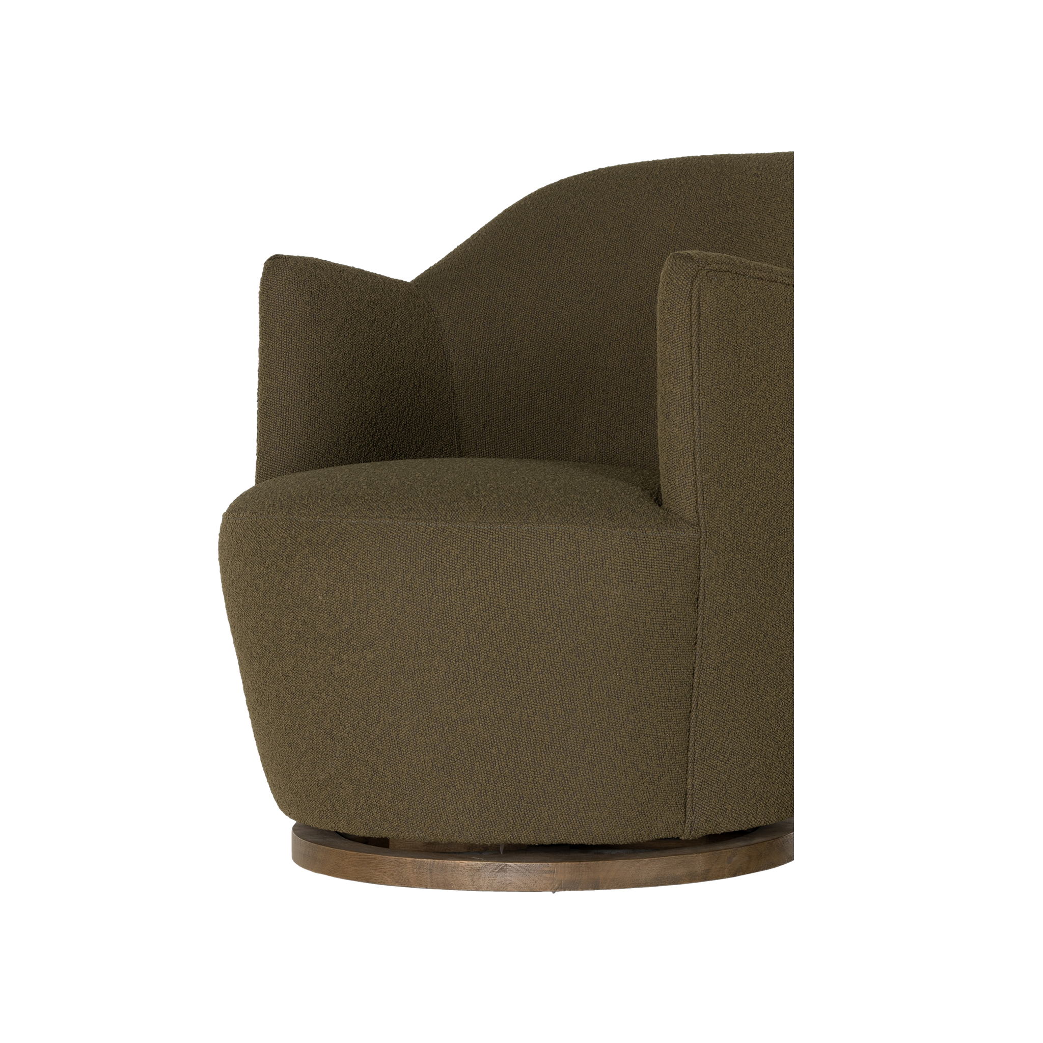 Aurora Swivel Chair in Olive